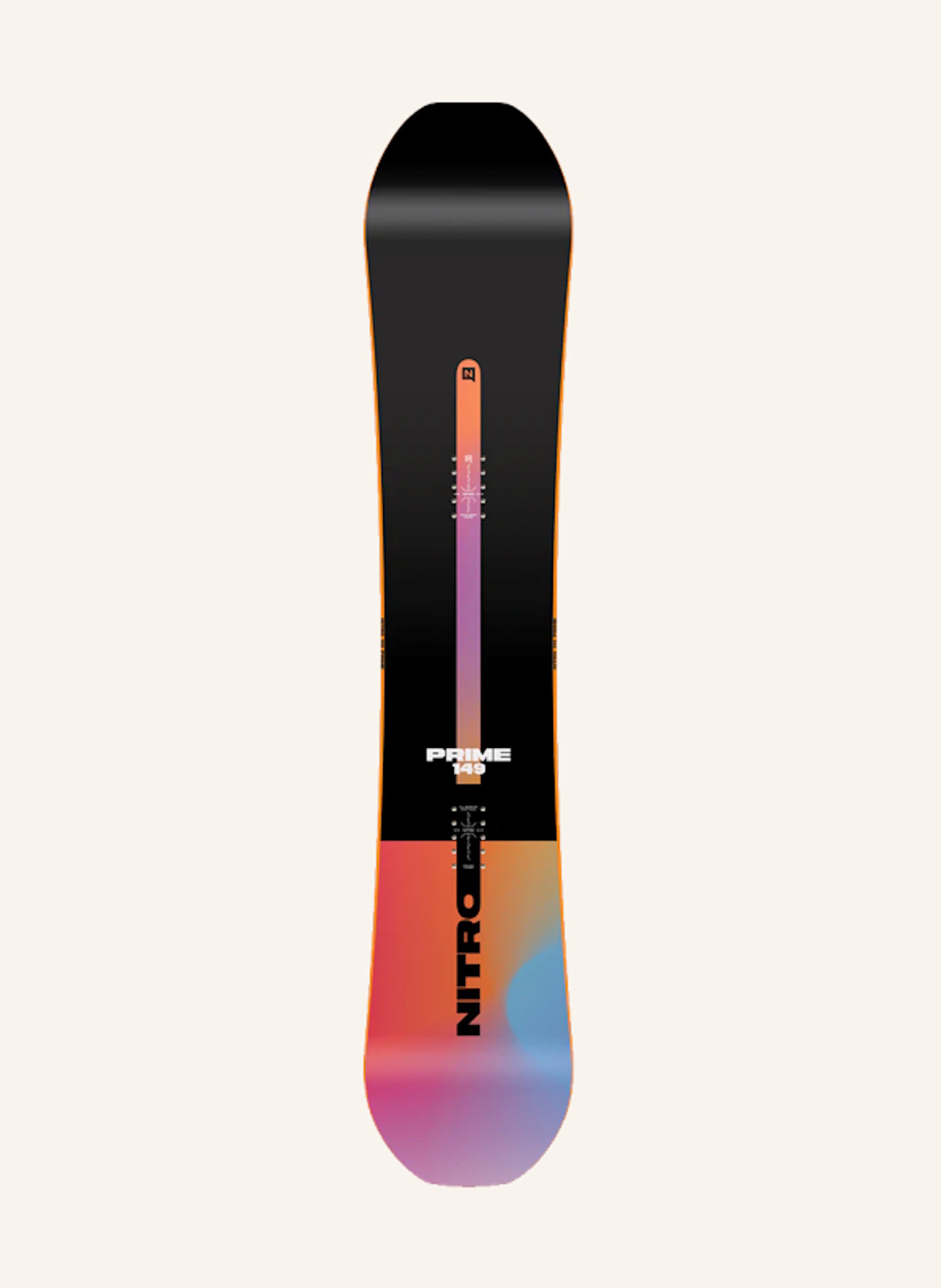 NITRO Snowboard PRIME CHROMA OUT 2026: SCHWARZ