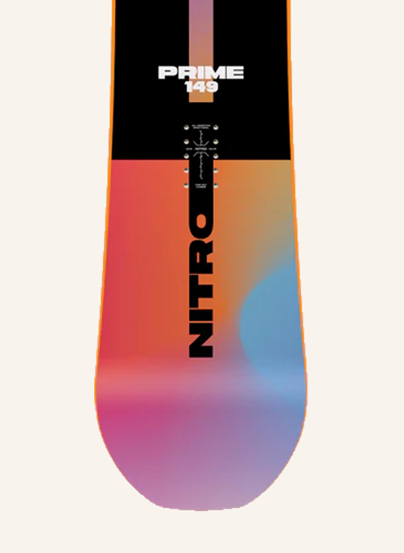 NITRO Snowboard PRIME CHROMA OUT 2026: SCHWARZ