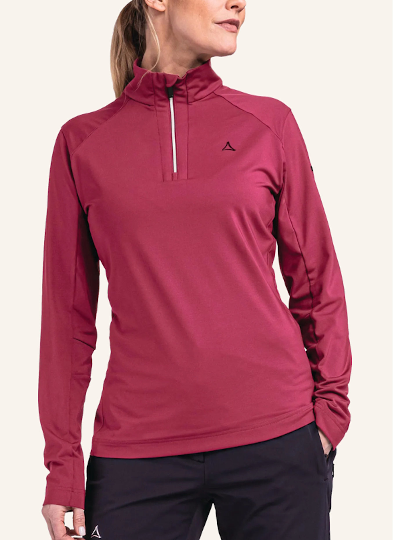 Schöffel Longsleeve FISS: ROT