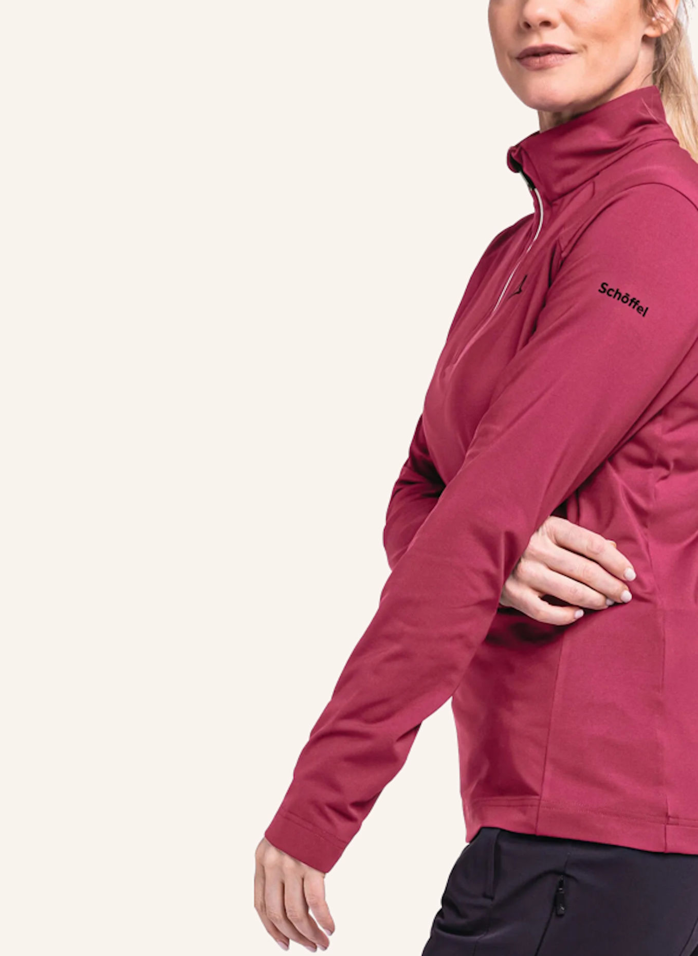 Schöffel Longsleeve FISS: ROT