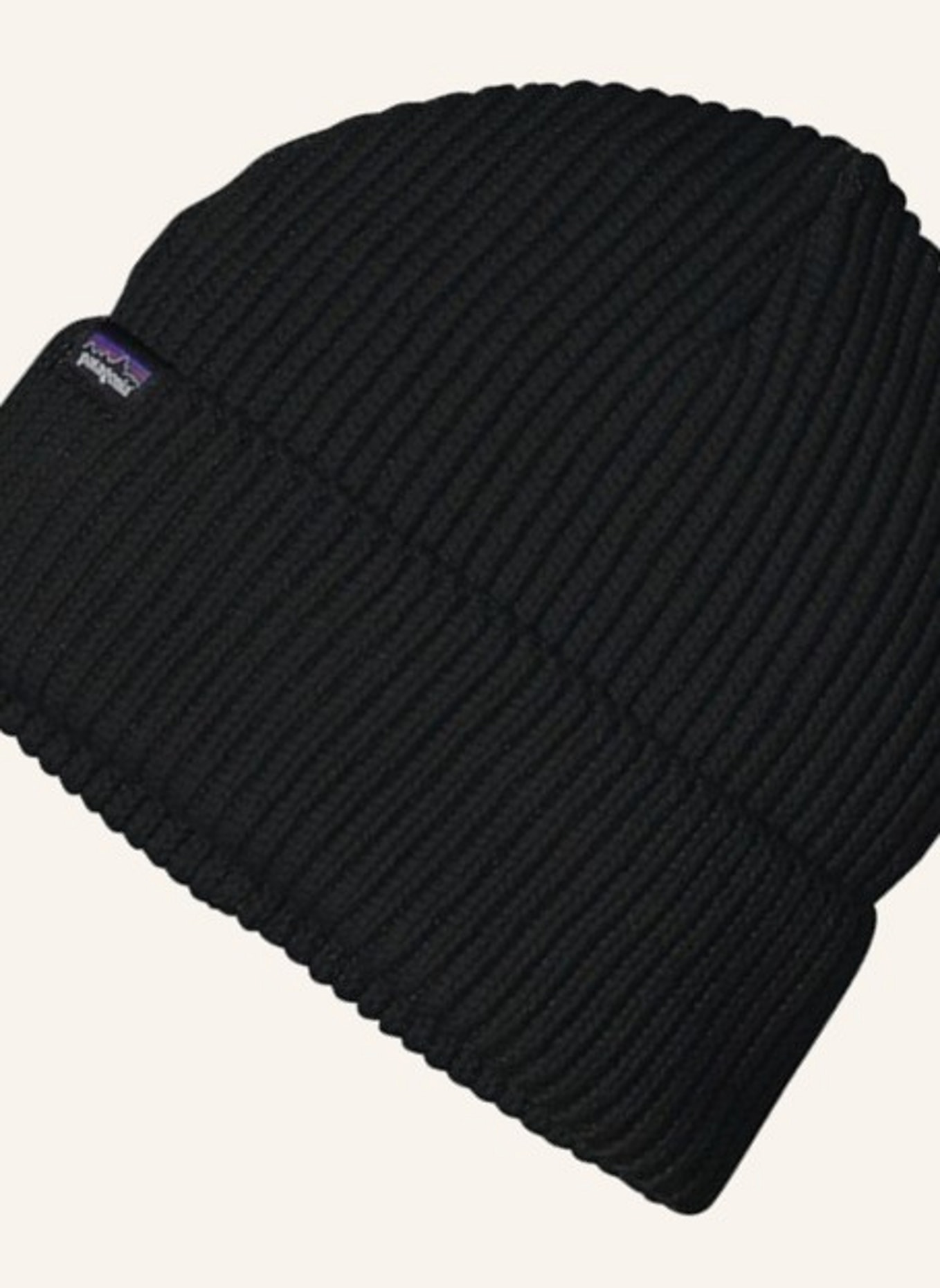 patagonia Mütze FISHERMANS ROLLED BEANIE: SCHWARZ