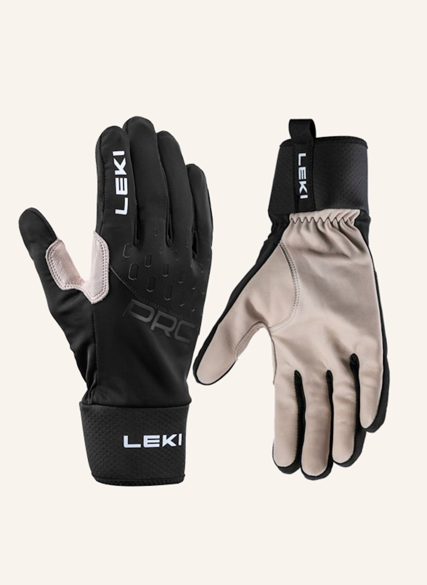 LEKI Langlaufhandschuhe  PRC PREMIUM: SCHWARZ