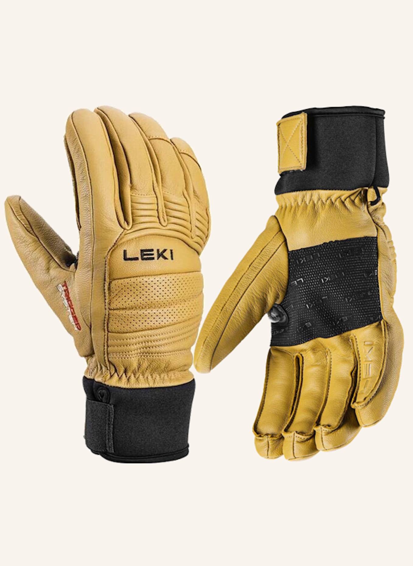 LEKI Handschuhe COOPER 3D PRO: BRAUN