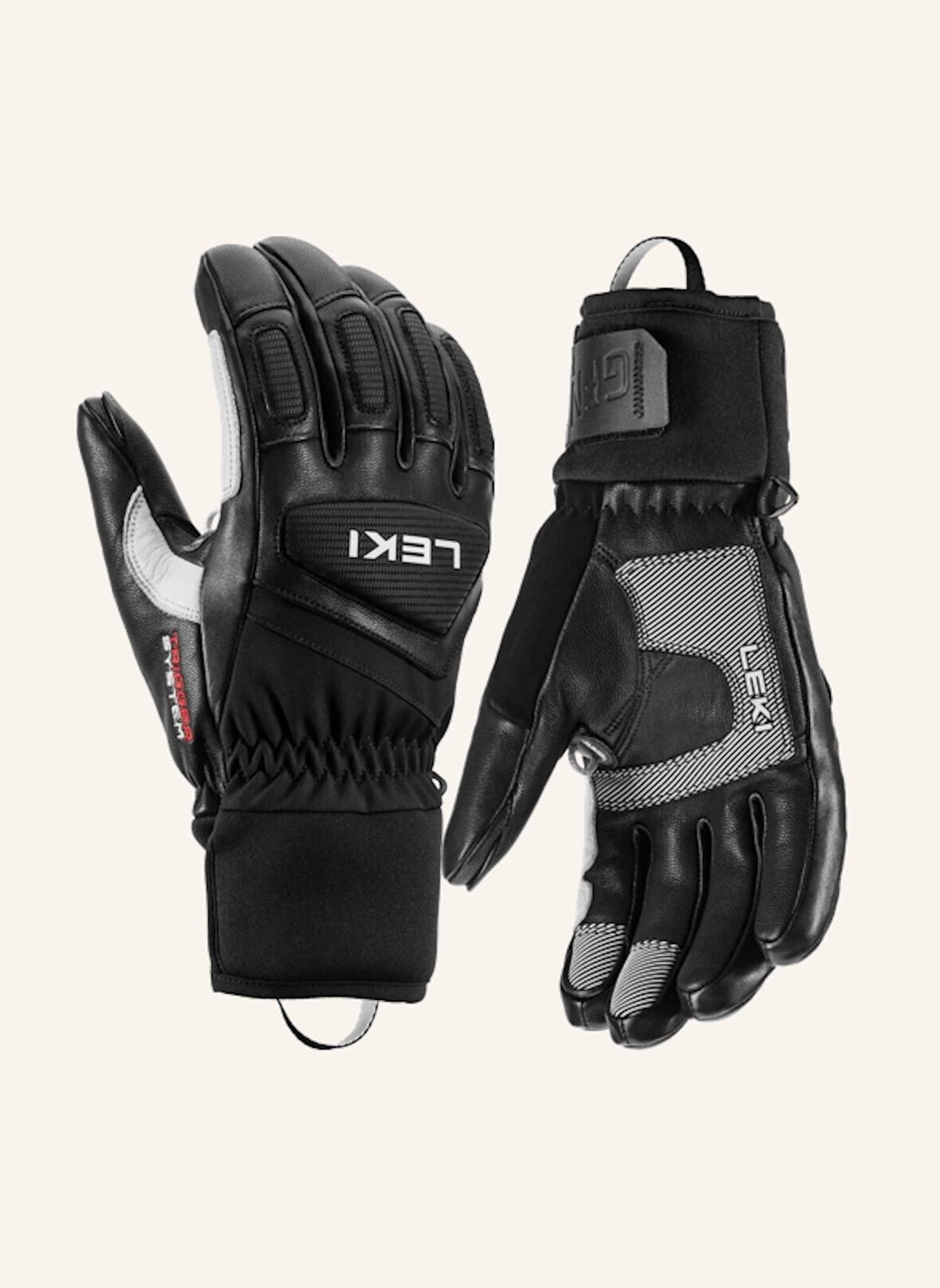 LEKI Handschuhe GRIFFIN PRO 3D: SCHWARZ