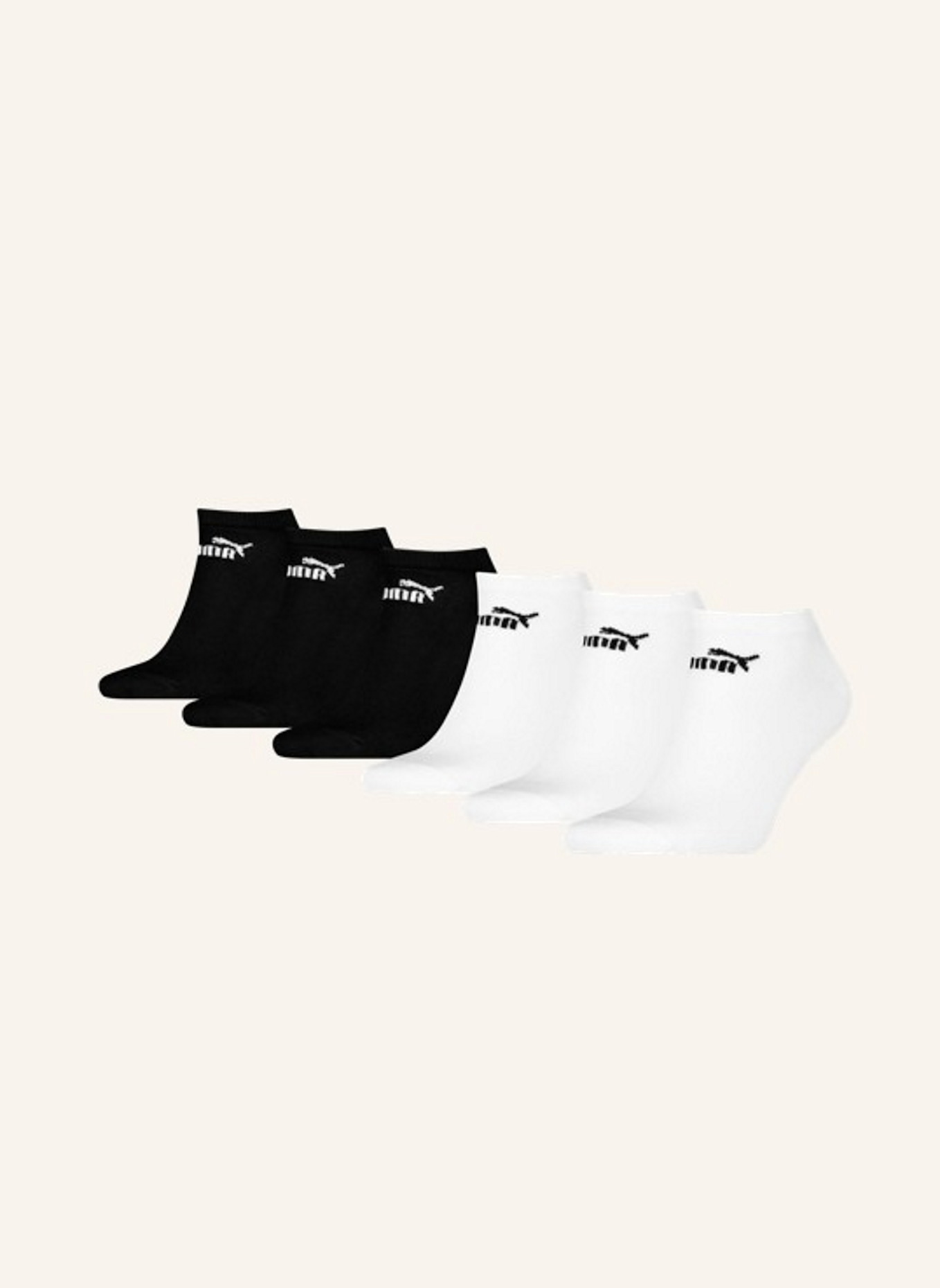 PUMA 6er-Pack Socken ELEMENTS SNEAKERS: ECRU