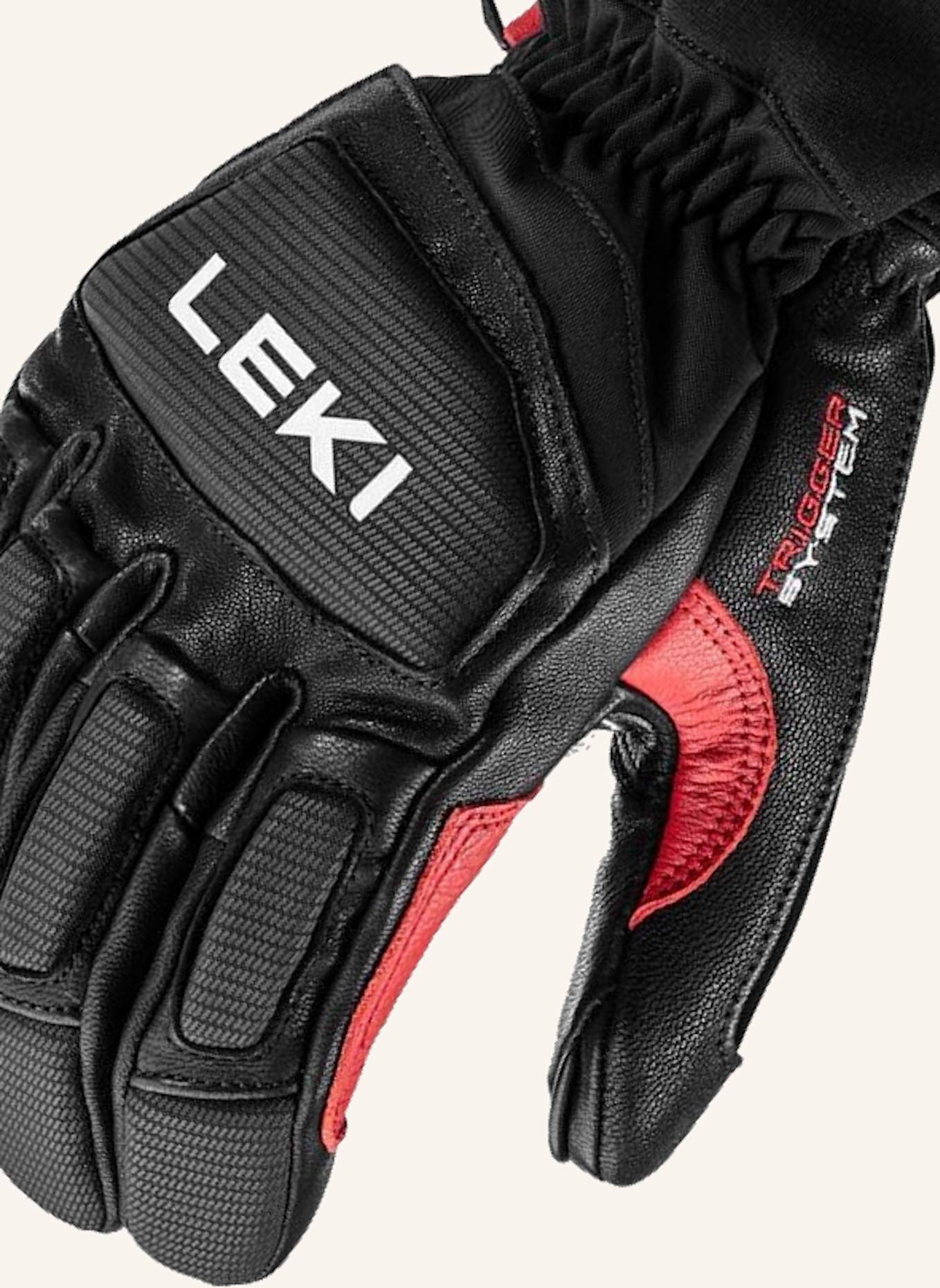 LEKI Leki Leki Handschuhe Griffin Pro 3D black red: ROT