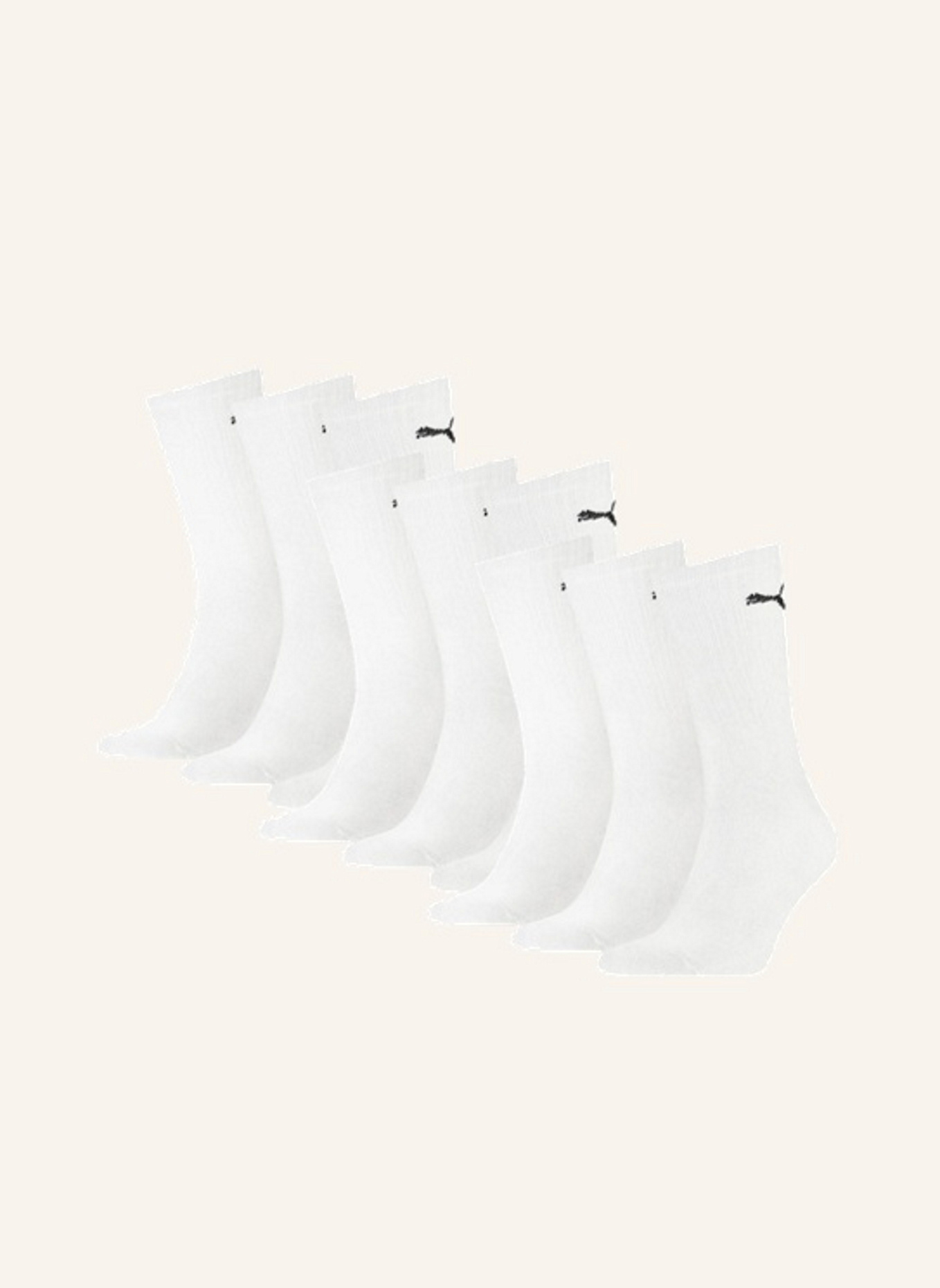 PUMA 9er-Pack Sportsocken REGULAR CREW: WEISS