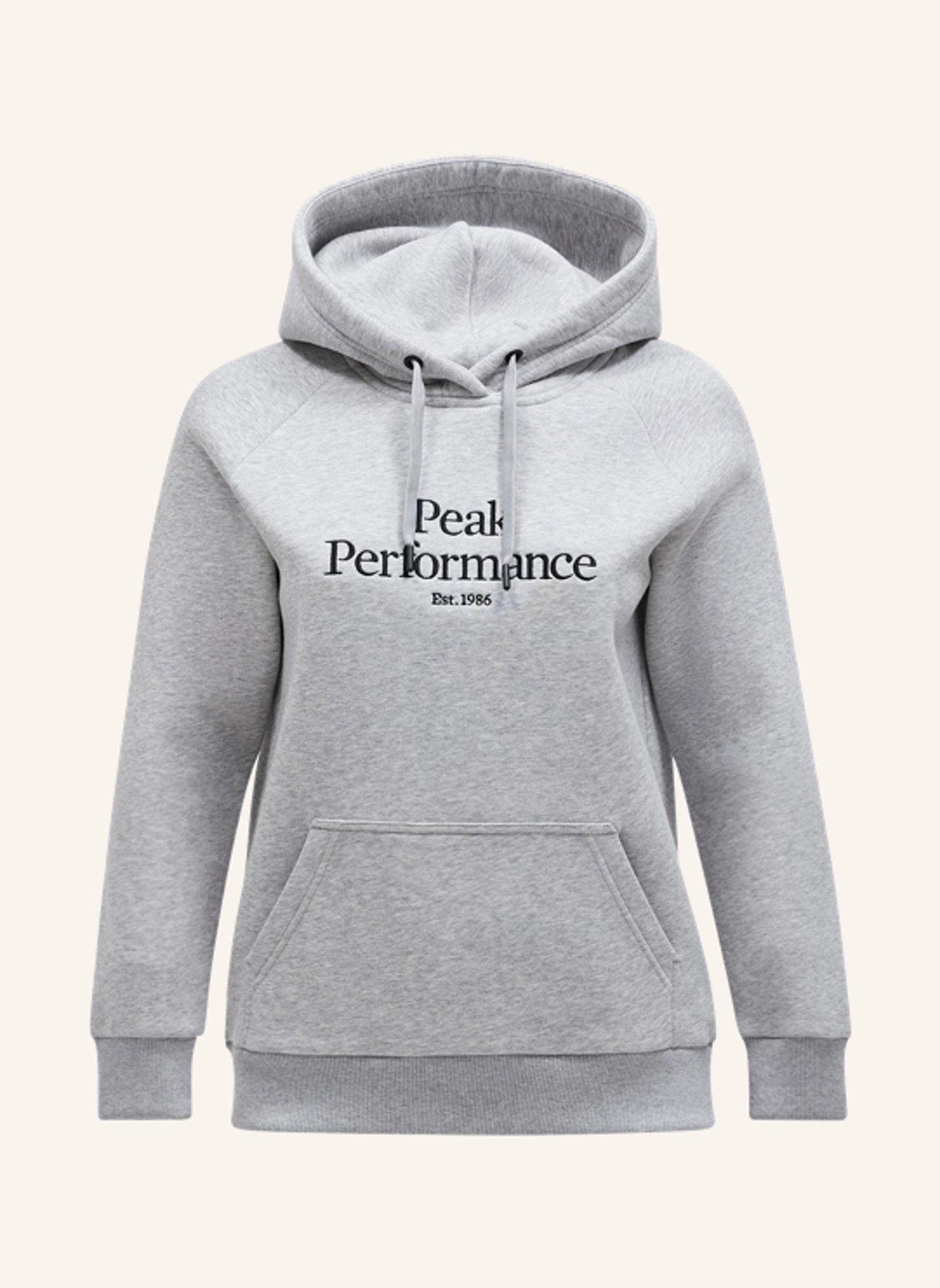 Peak Performance Hoody ORIGINAL HOOD: GRAU