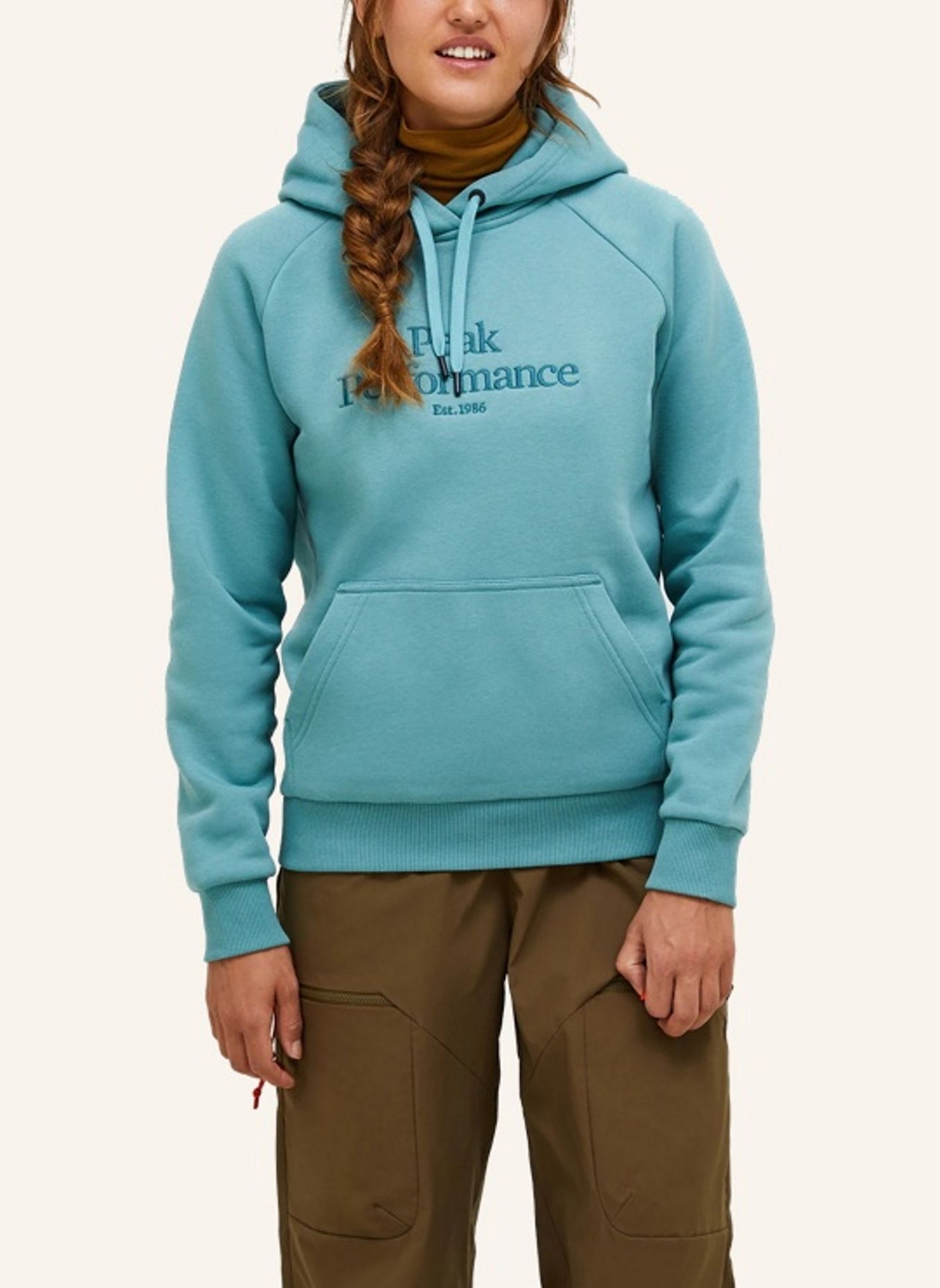 Peak Performance Hoody ORIGINAL HOOD: BLAU