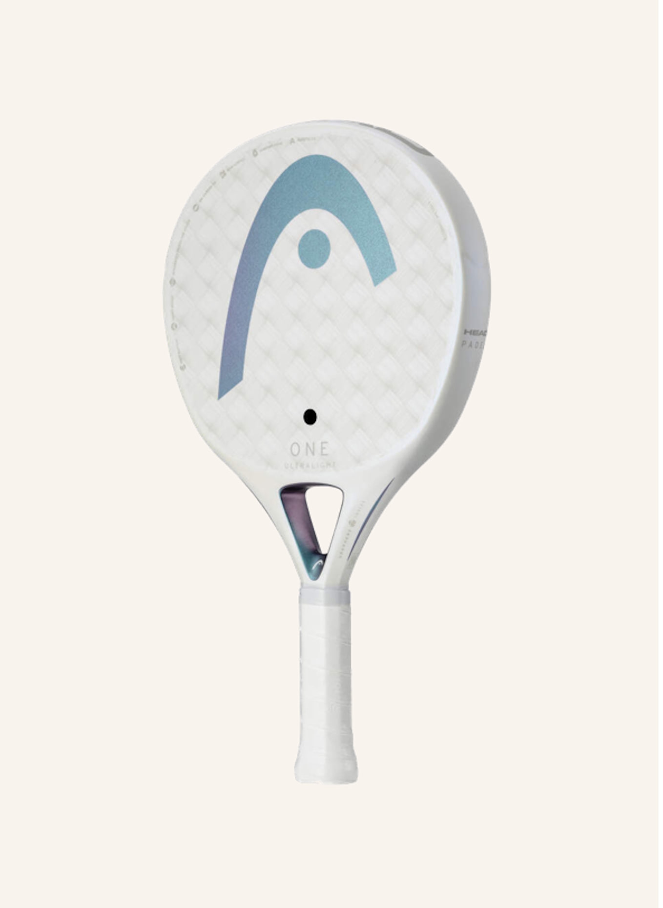 HEAD Padel Schläger ONE ULTRALIGHT: ECRU