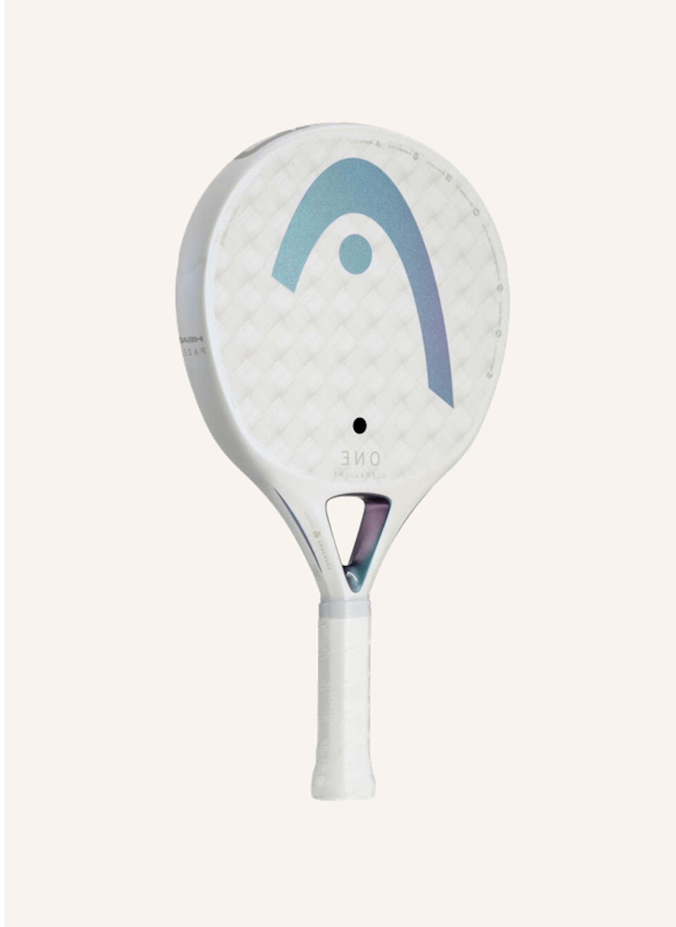 HEAD Padel Schläger ONE ULTRALIGHT: ECRU