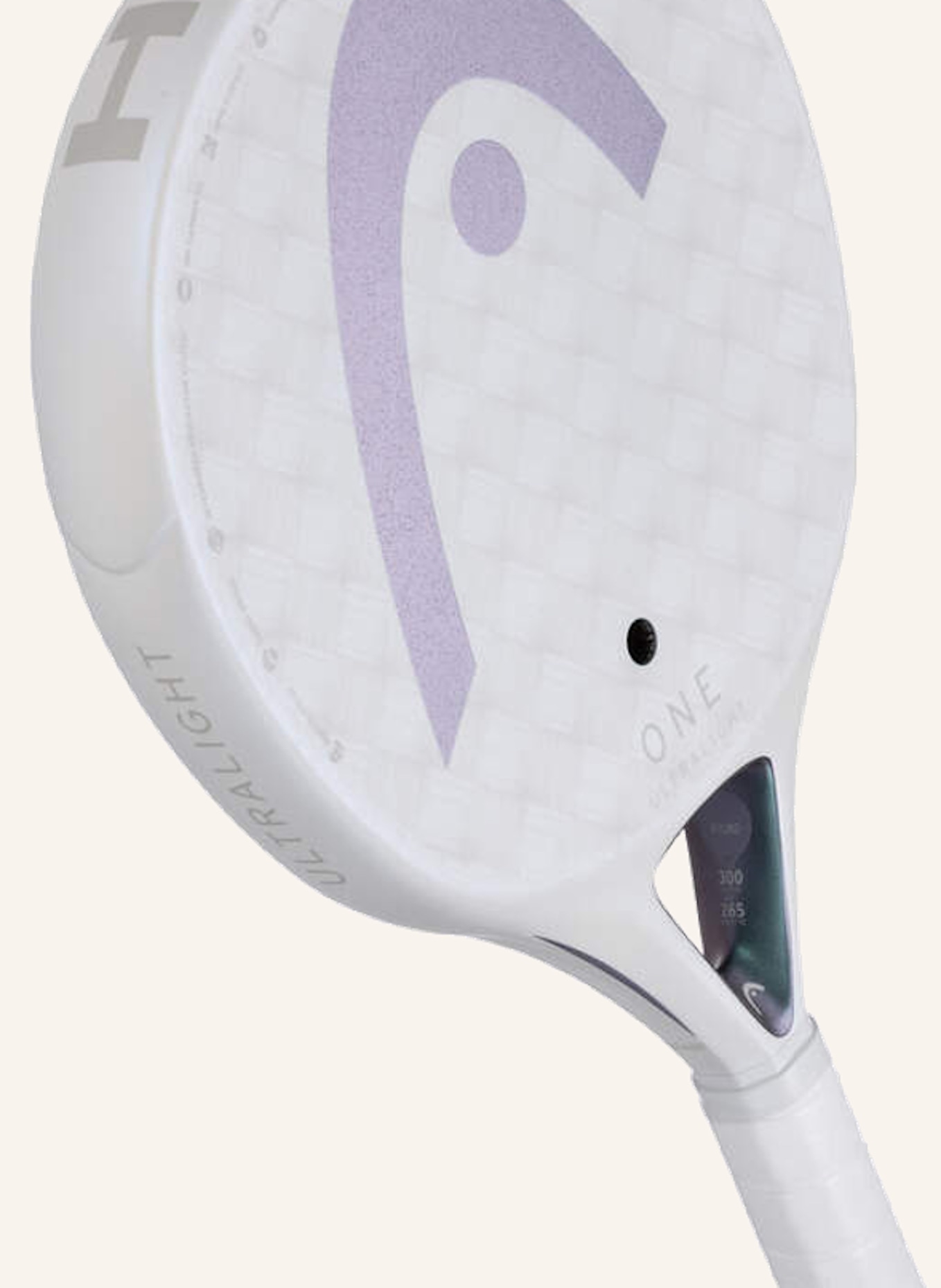 HEAD Padel Schläger ONE ULTRALIGHT: ECRU