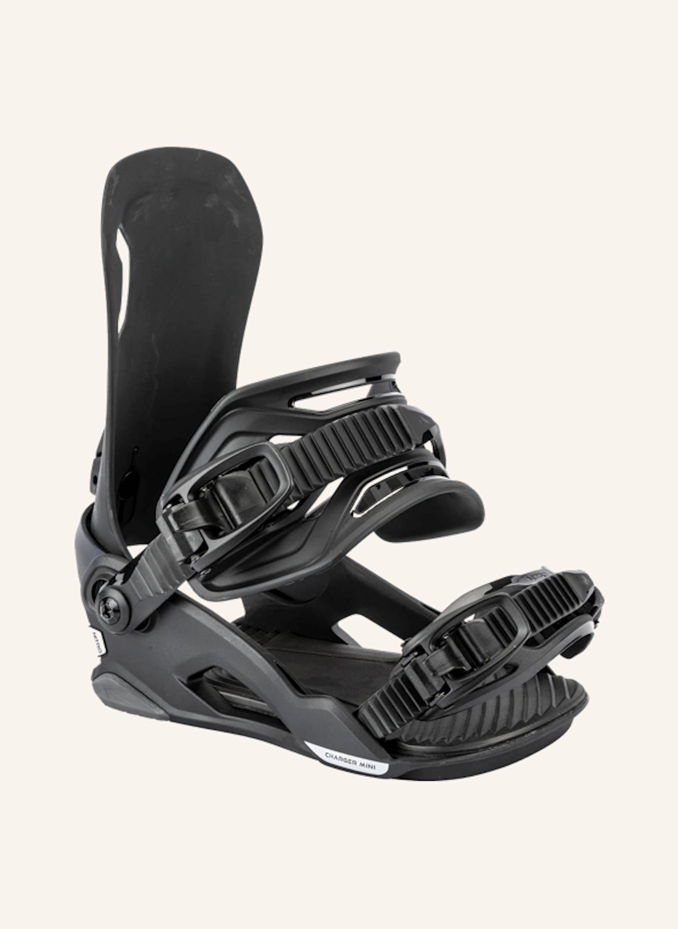 NITRO Kinder Snowboardbindung CHARGER MINI BOX: SCHWARZ