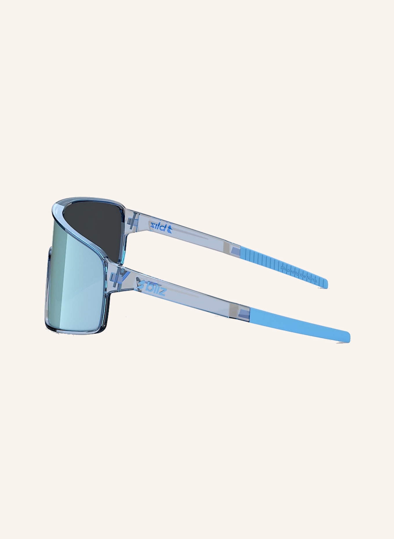Bliz Sportbrille P001: BLAU