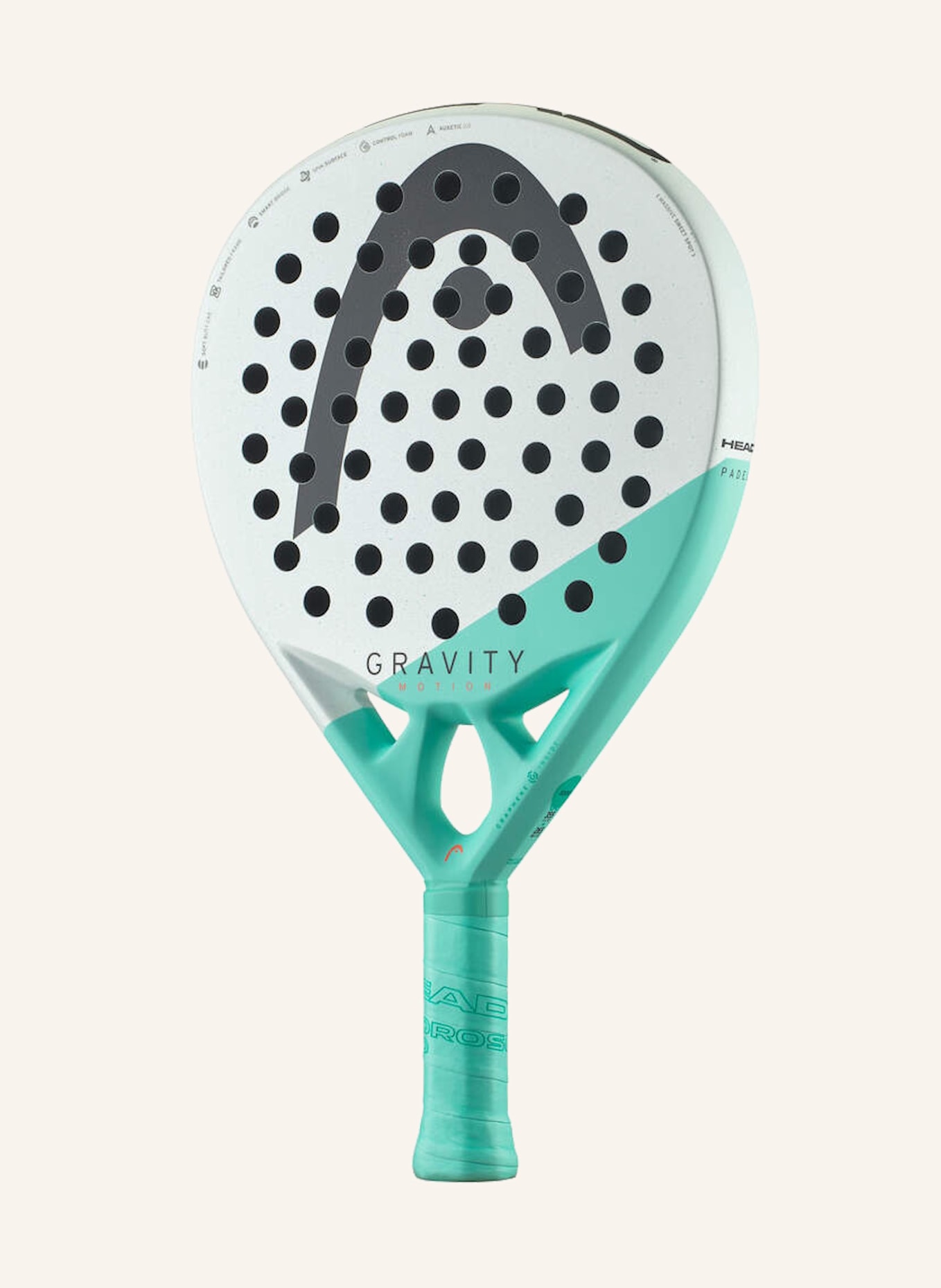 HEAD Padelschläger GRAVITY MOTION: ECRU