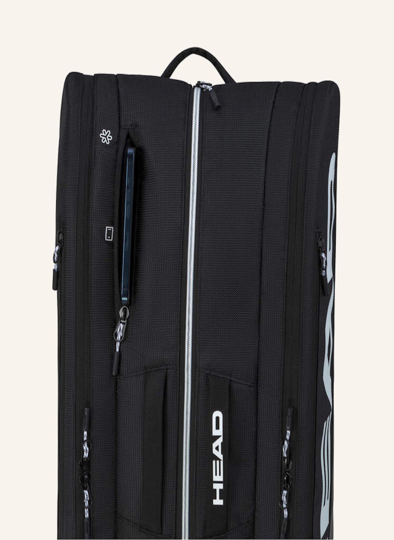 HEAD Padeltasche TOUR L: SCHWARZ