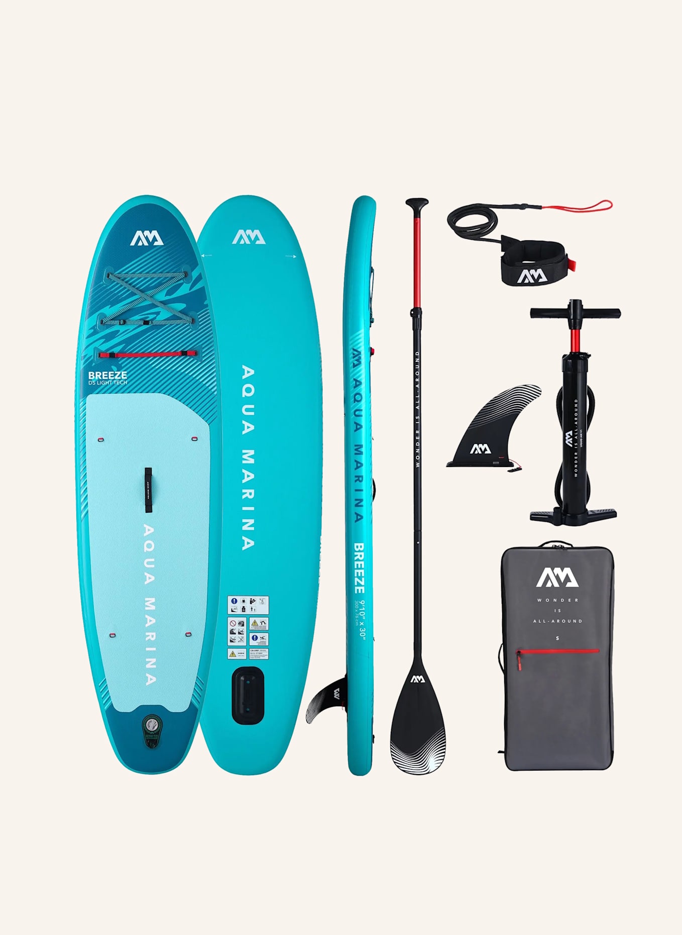 AQUA MARINA Stand up Paddelboard BREEZE 2026: BLAU