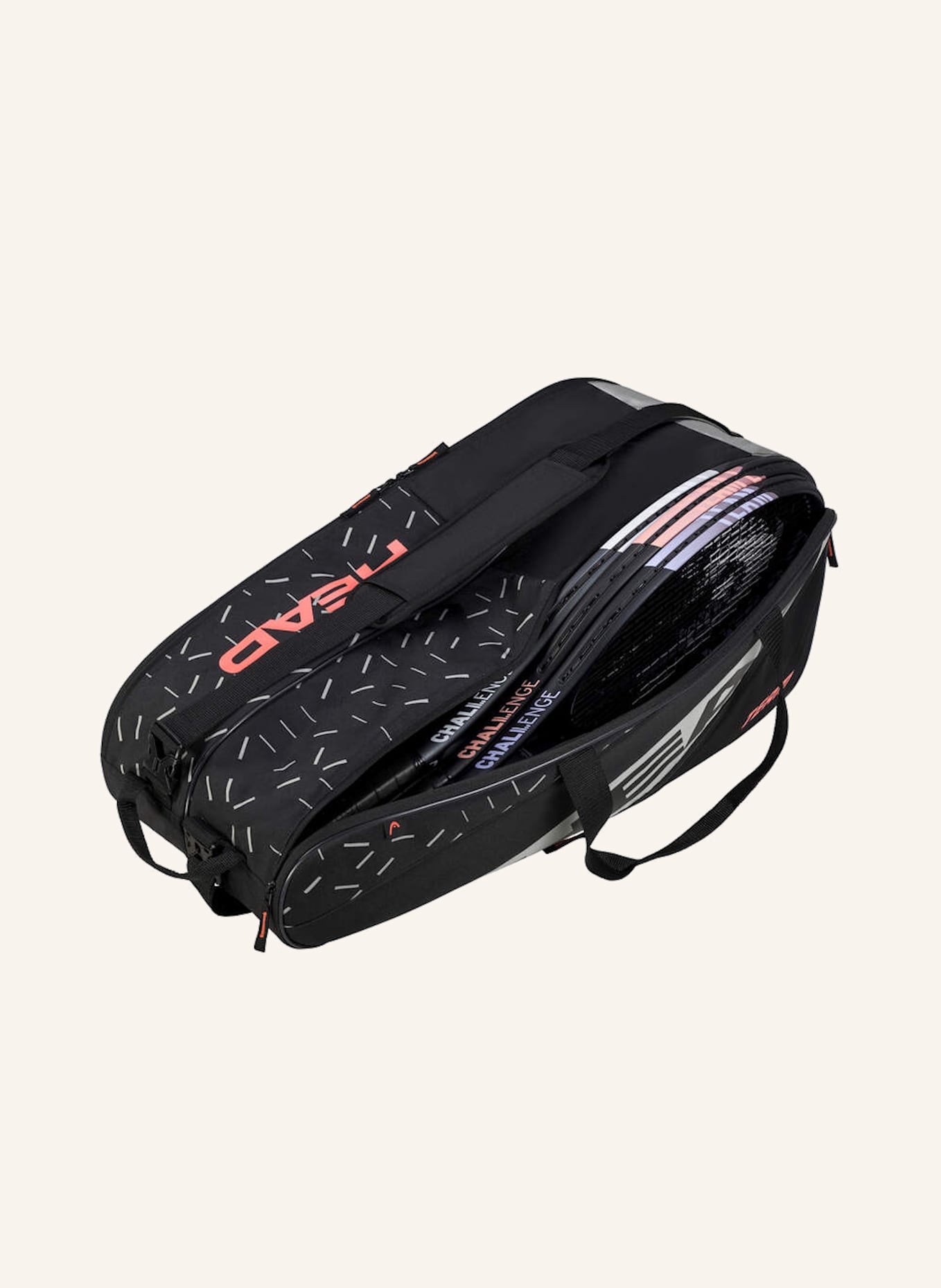HEAD Tennis Tasche TEAM RACQUET BAG L: SCHWARZ