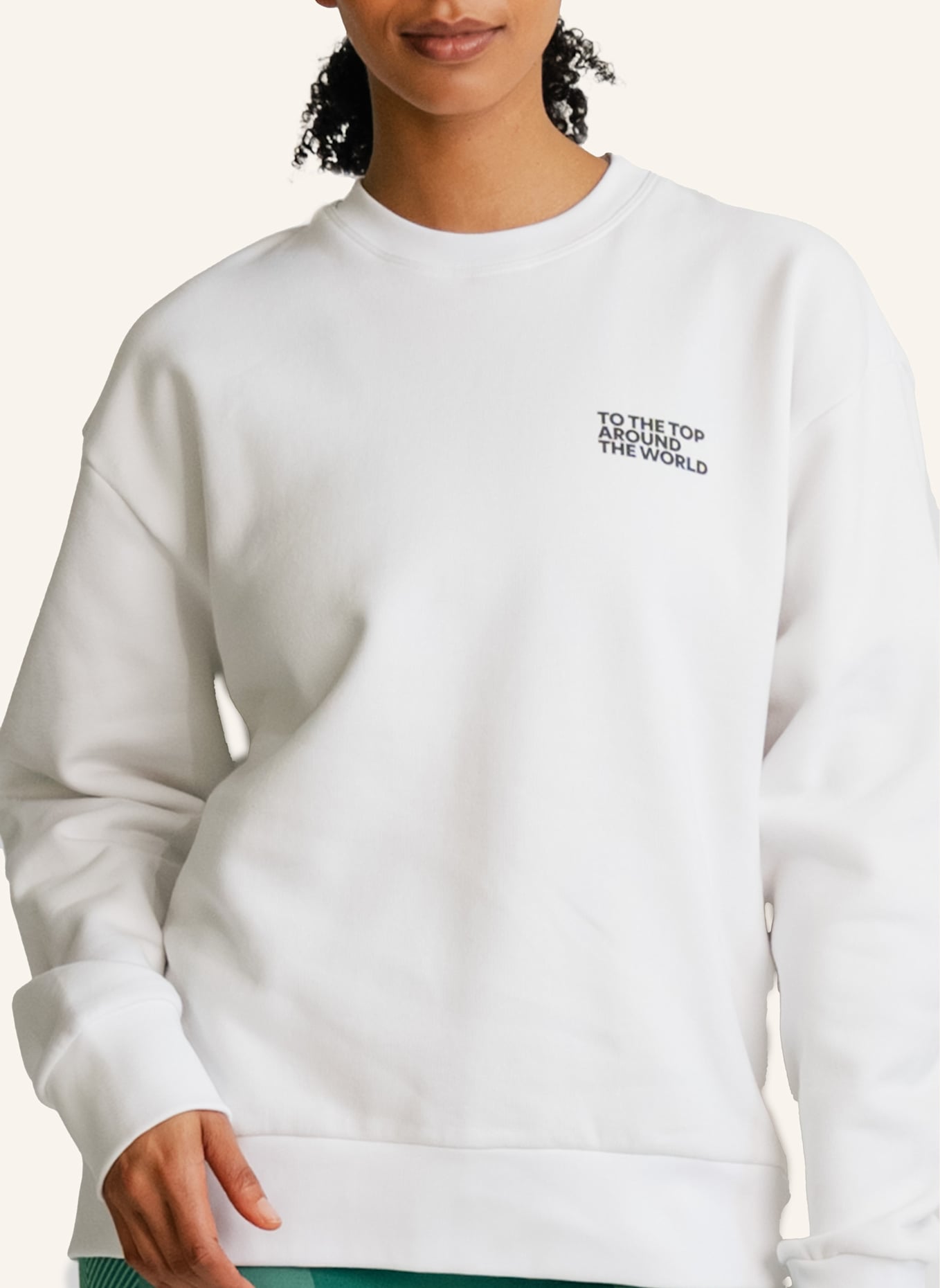 to the top Sweater AROUND THE WORLD: WEISS