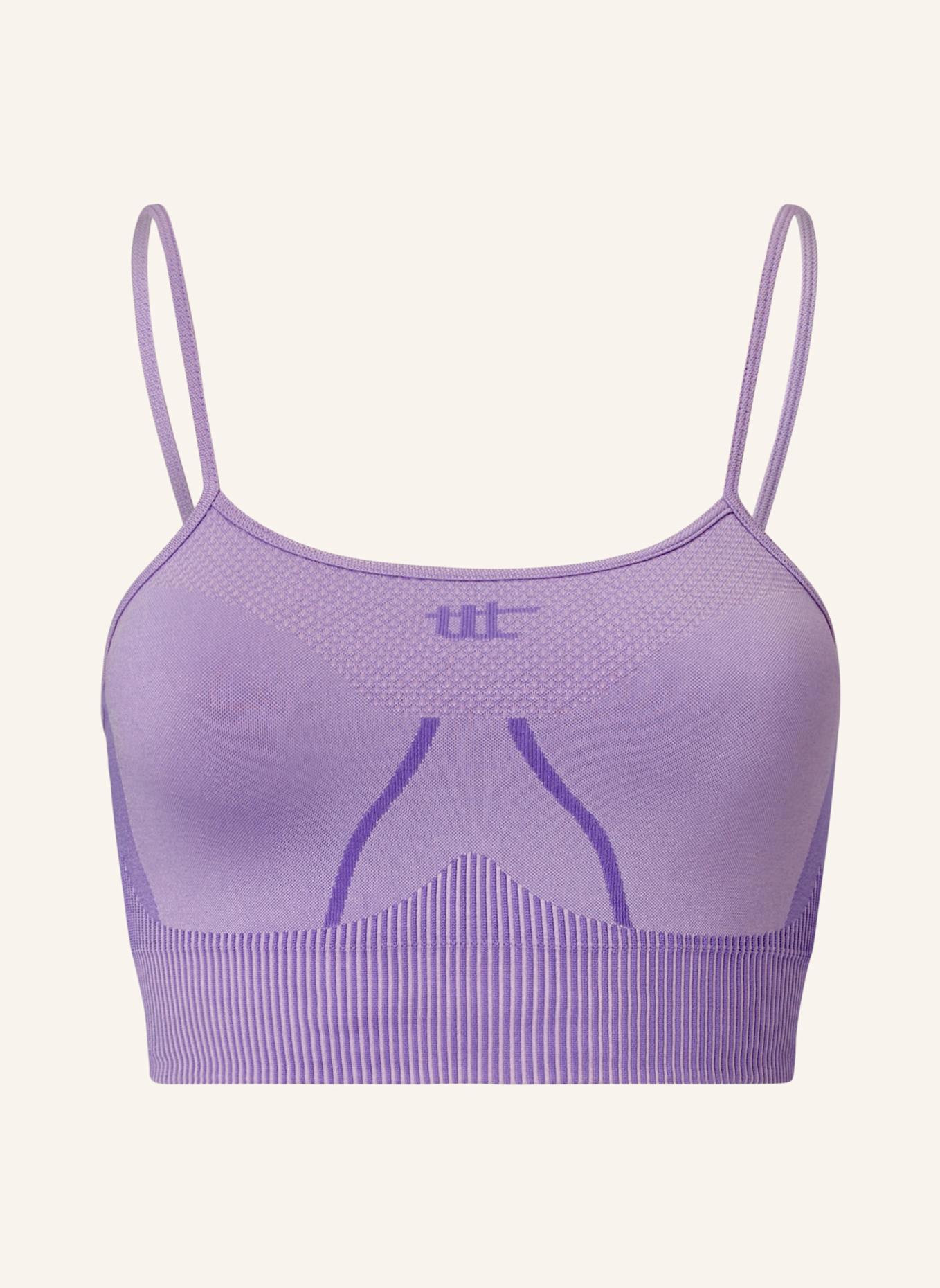 to the top Sports Bra SEAMLESS LIGHT: LILA