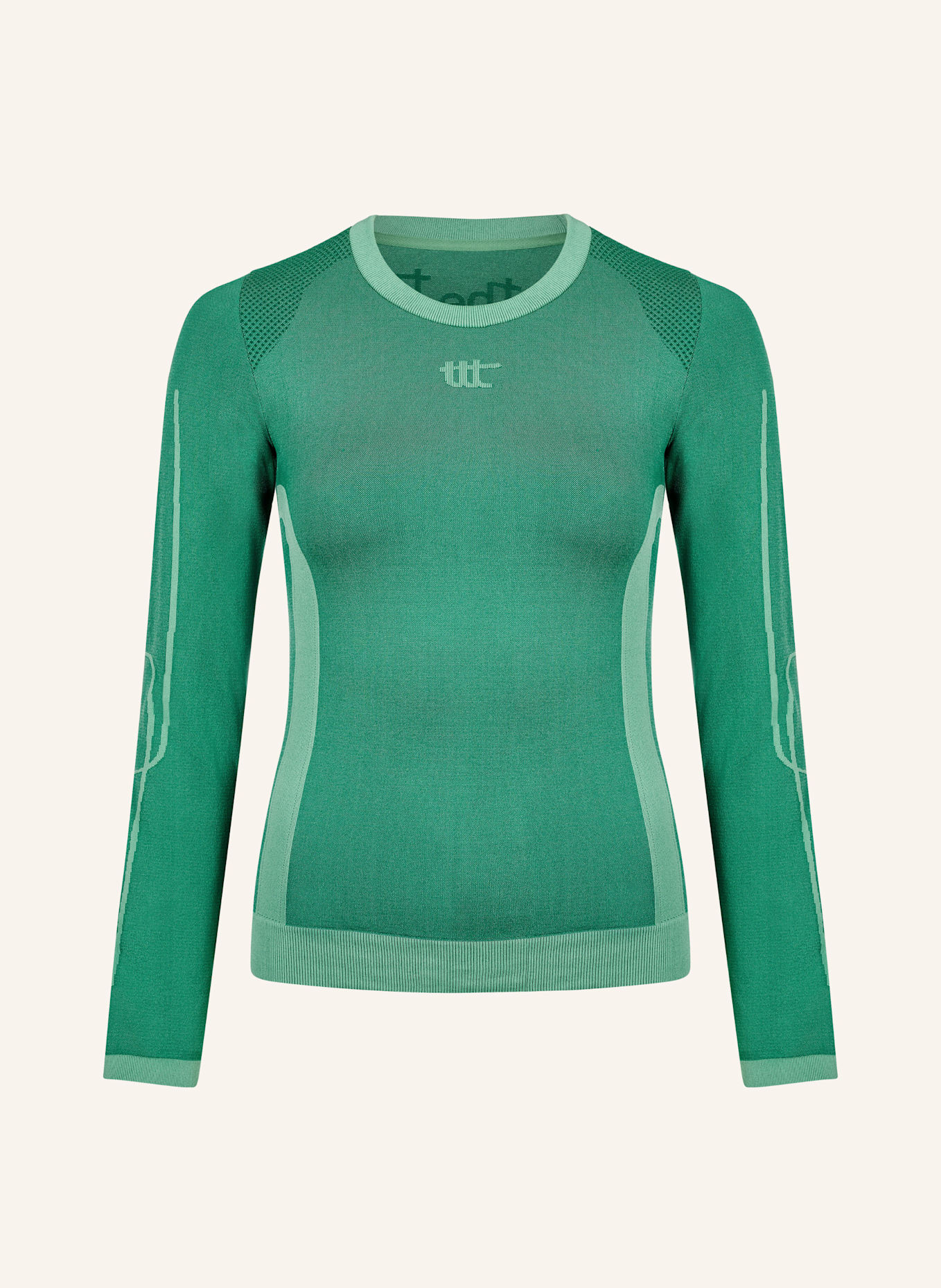 to the top Long Sleeve SEAMLESS LIGHT: GRÜN