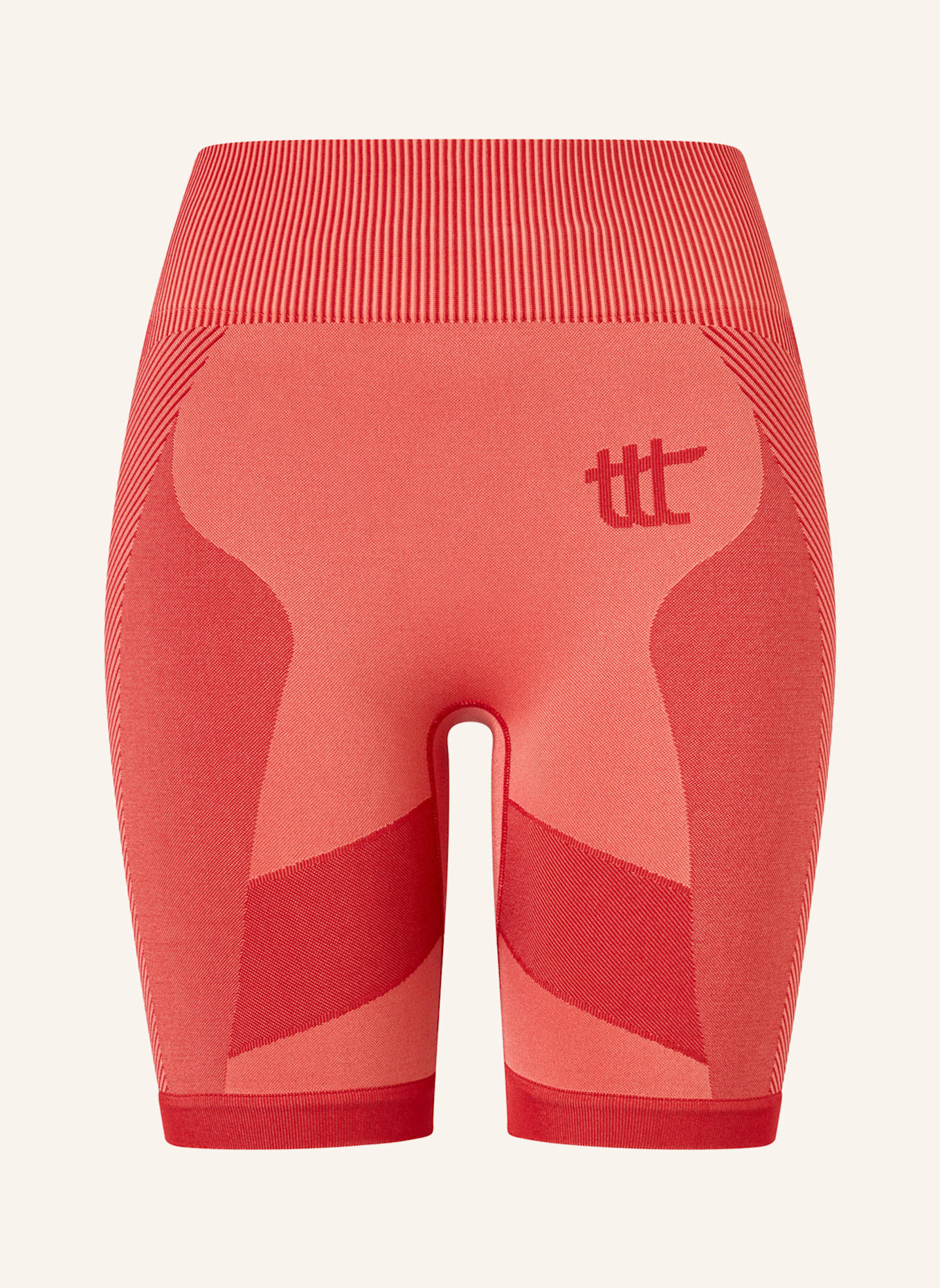 to the top Short Leggings SEAMLESS LIGHT: ORANGE