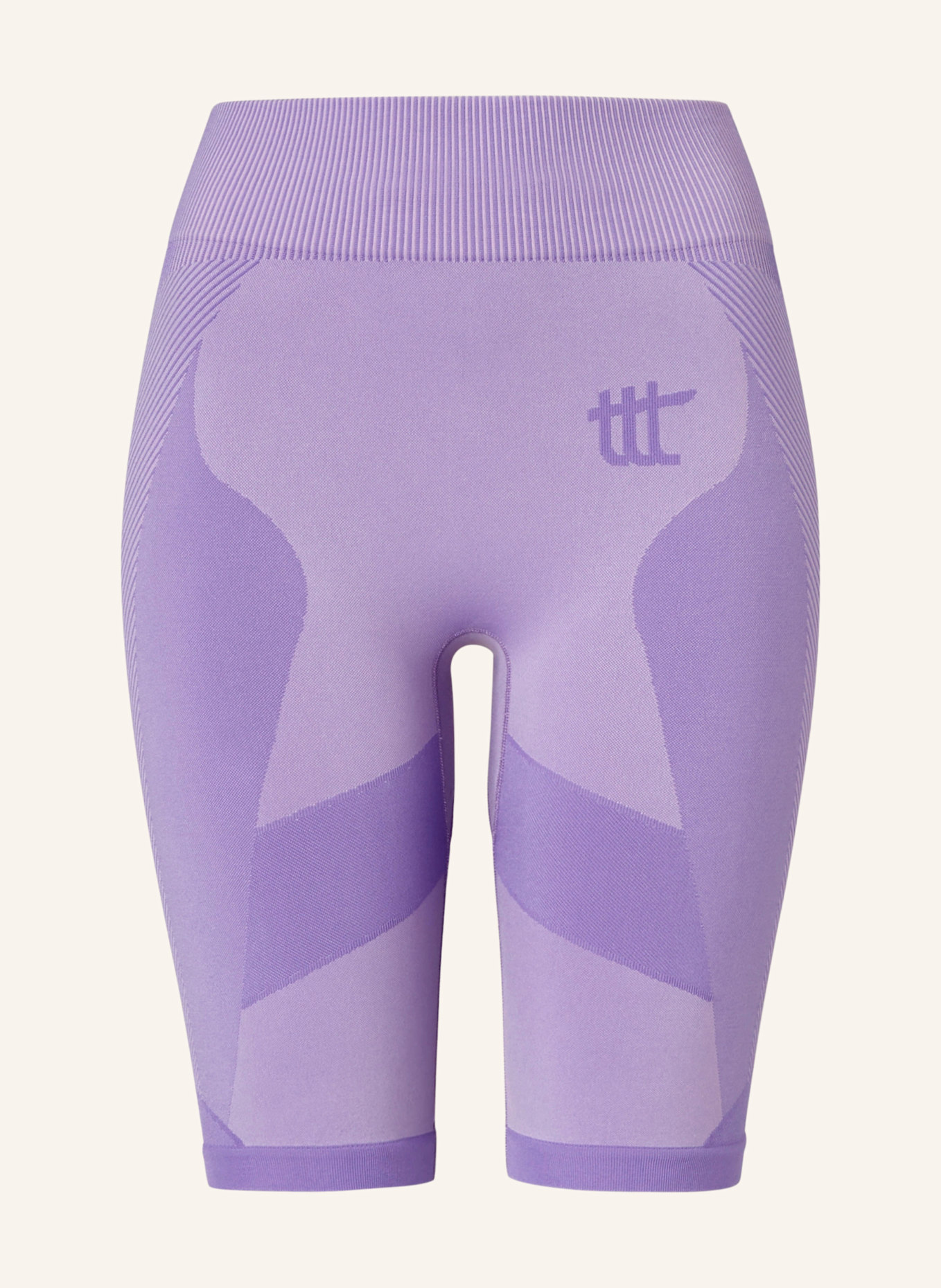 to the top Short Leggings SEAMLESS LIGHT: LILA