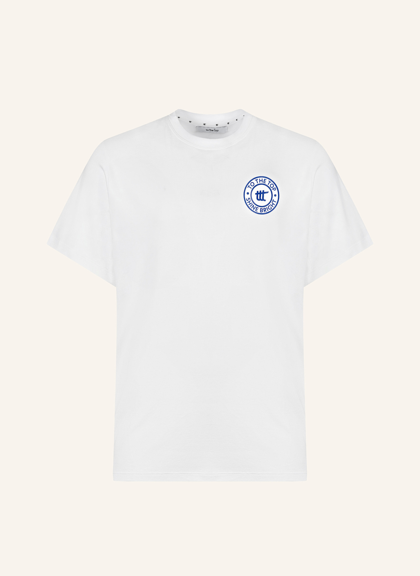 to the top T-Shirt SPORTING CLUB: WEISS