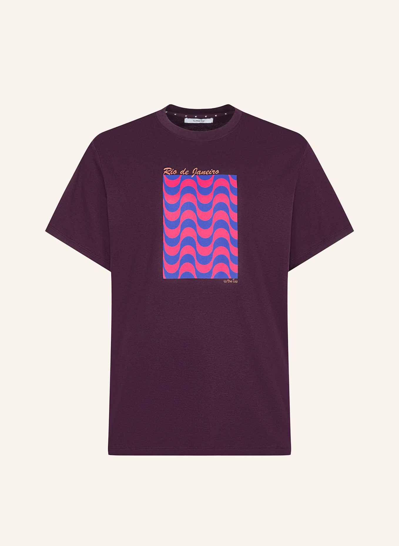 to the top T-Shirt RIO: DUNKELLILA