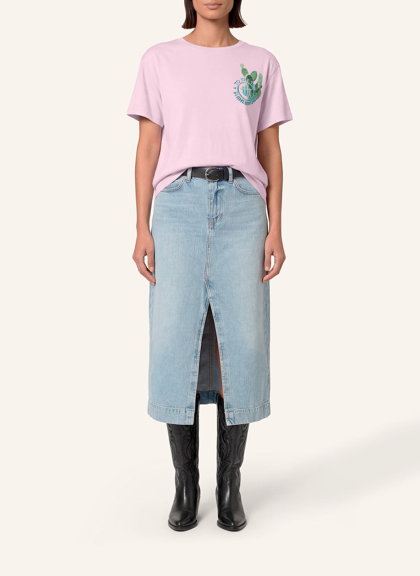 to the top T-Shirt IBIZA: LILA