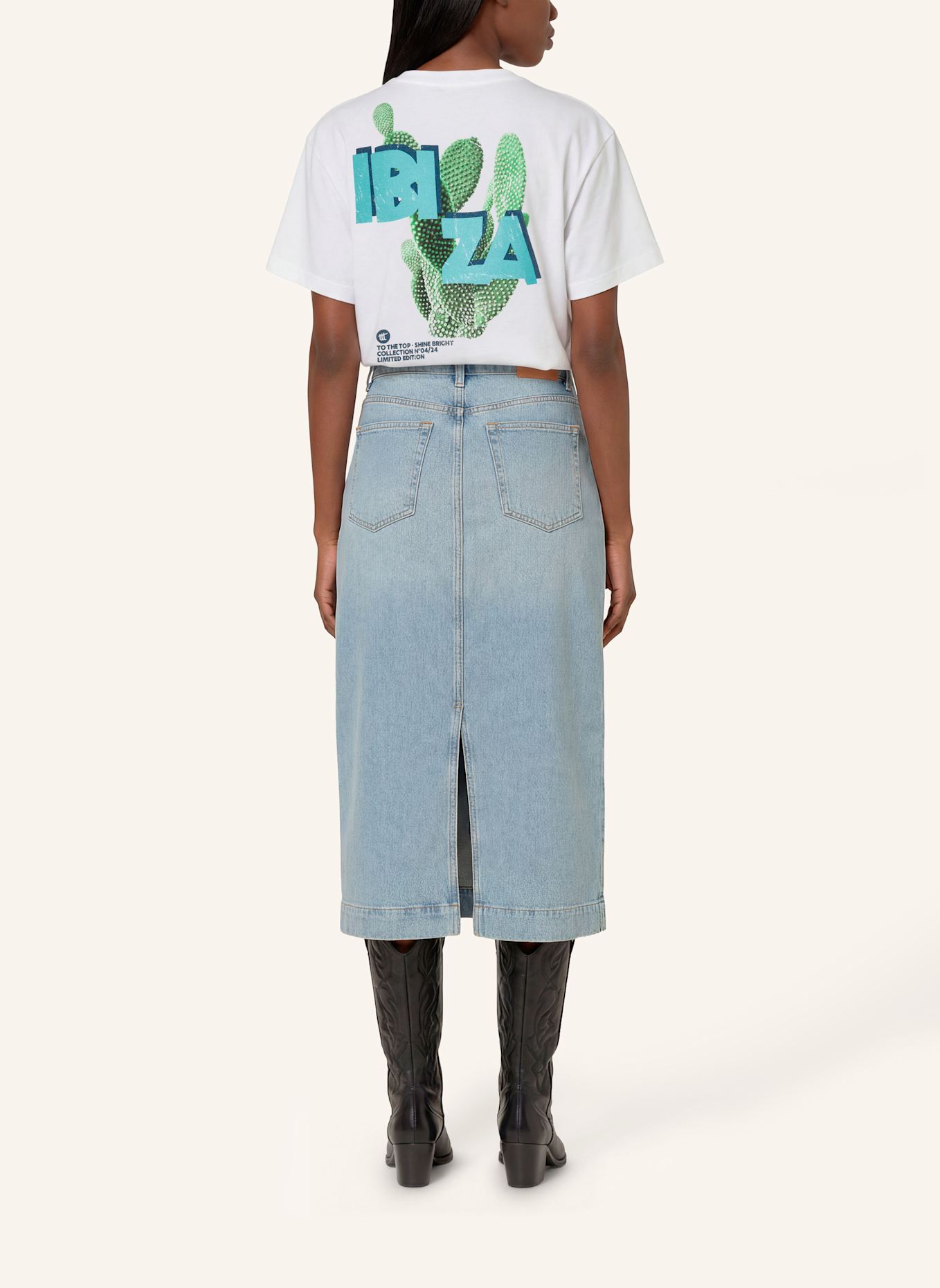 to the top T-Shirt IBIZA: WEISS