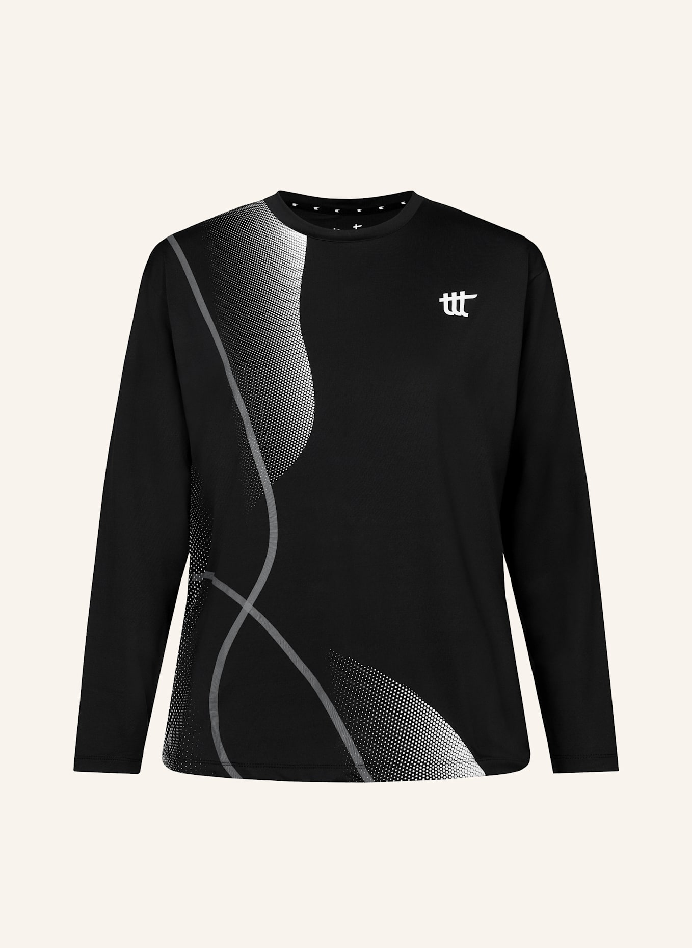 to the top Long Sleeve PACE: SCHWARZ