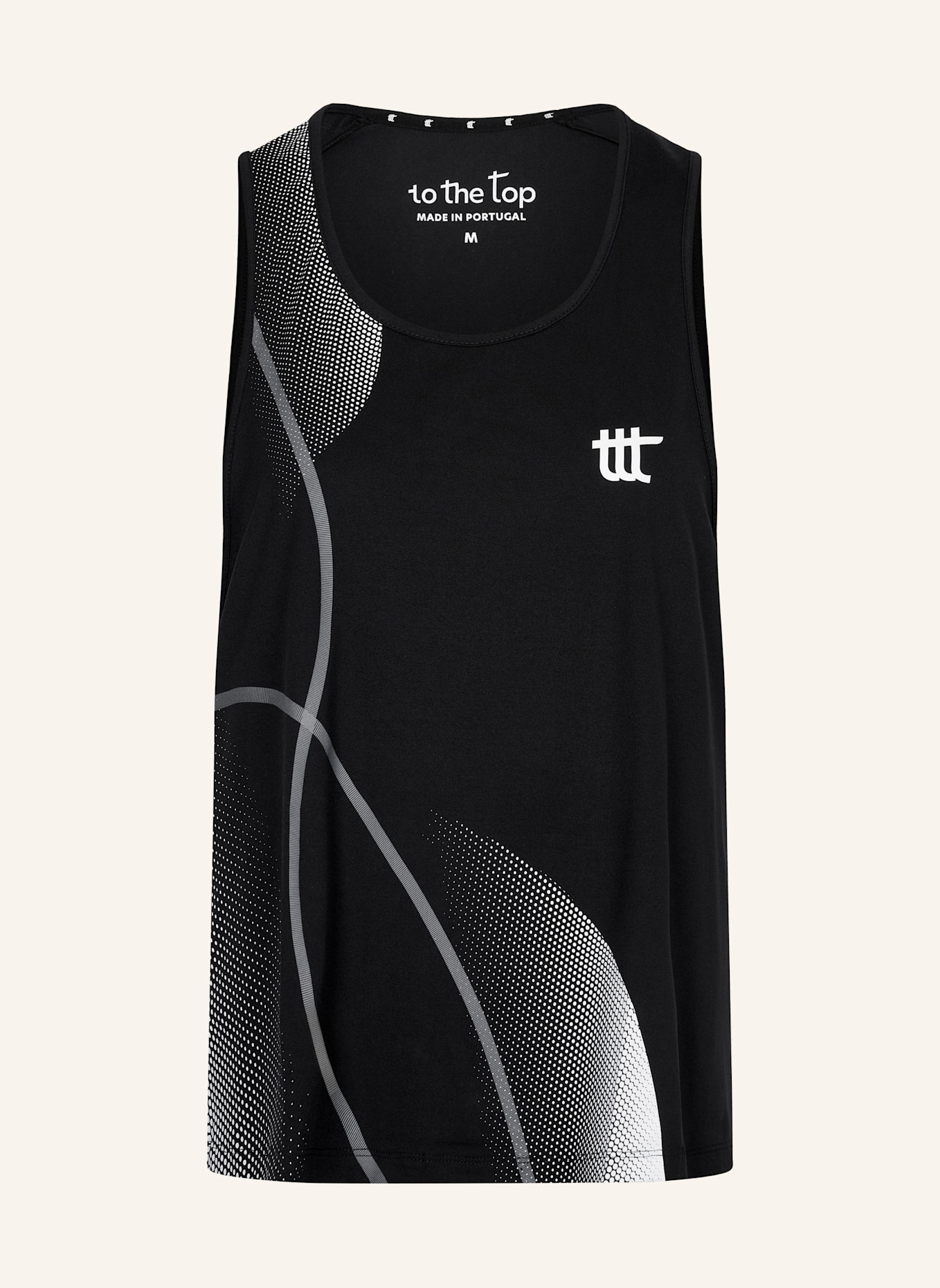 to the top Tank Top PACE: SCHWARZ