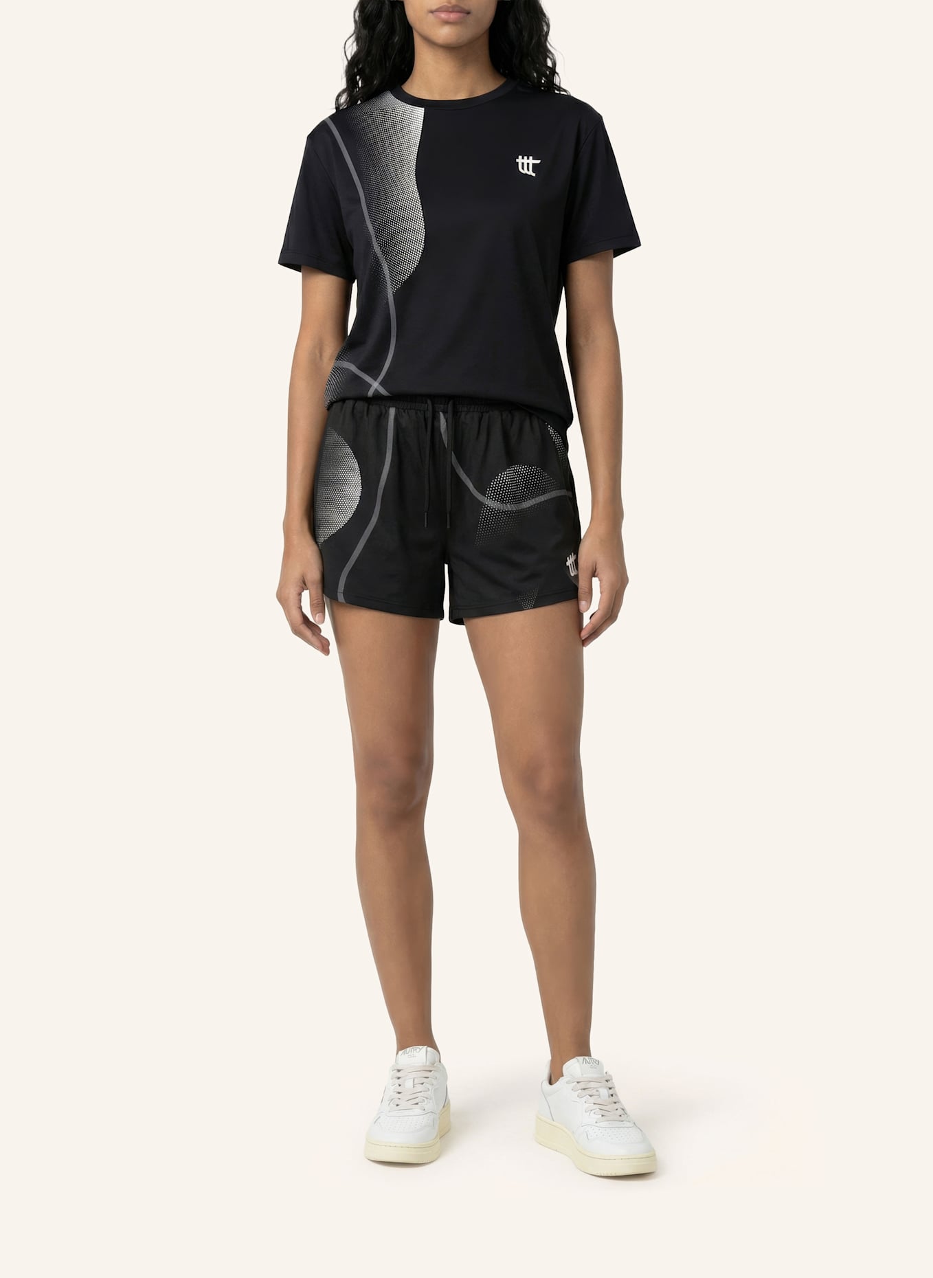 to the top T-Shirt PACE: SCHWARZ