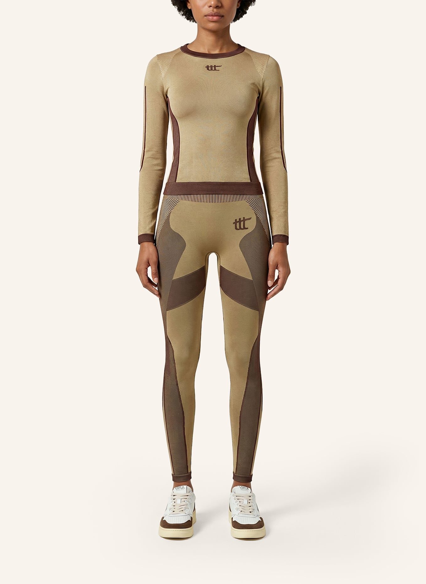 to the top Leggings SEAMLESS: BRAUN