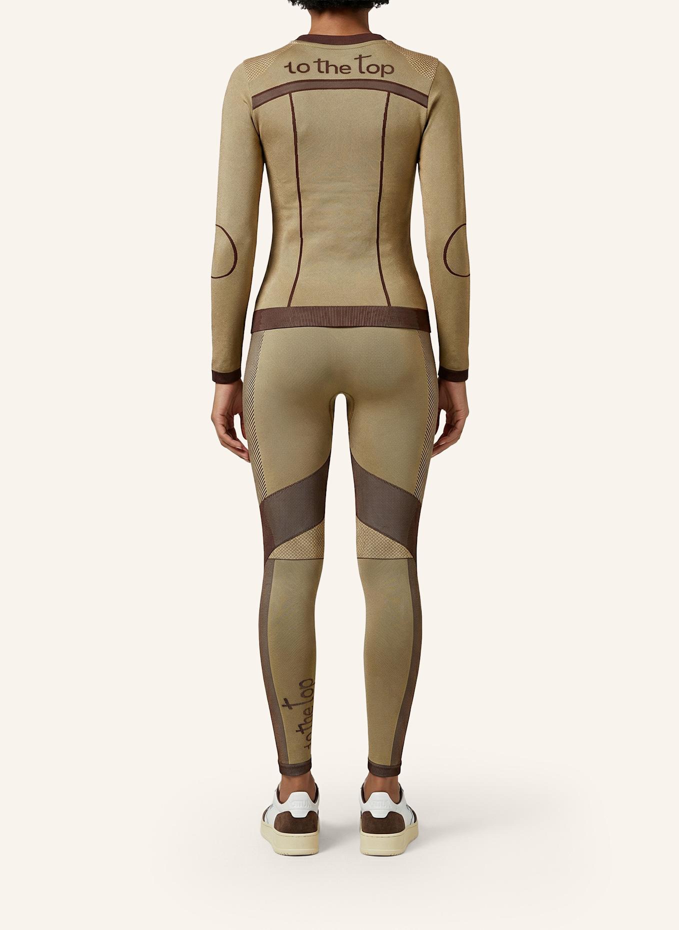 to the top Leggings SEAMLESS: BRAUN