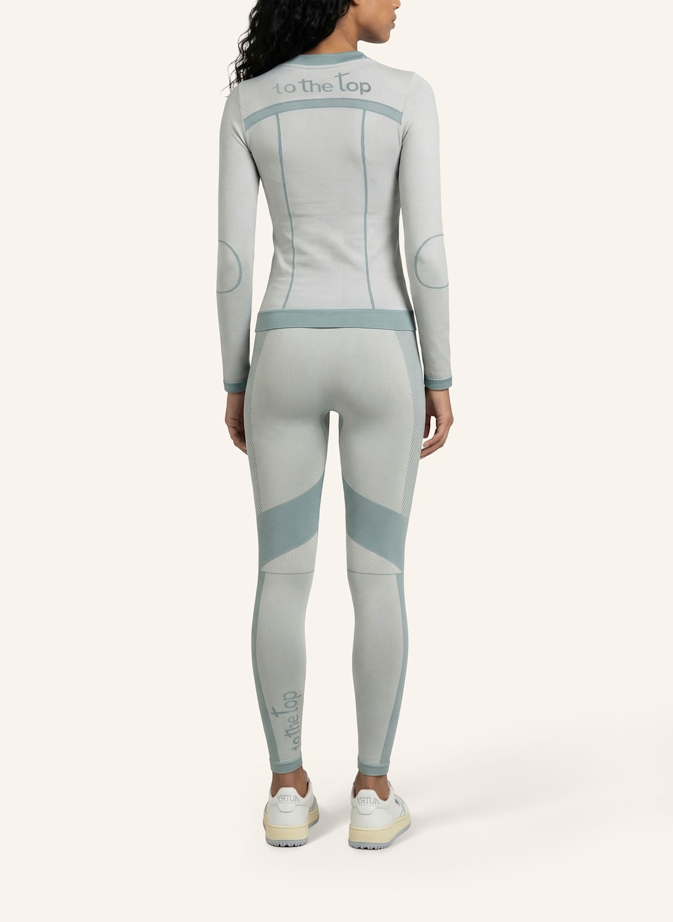 to the top Long Sleeve SEAMLESS: BLAUGRAU