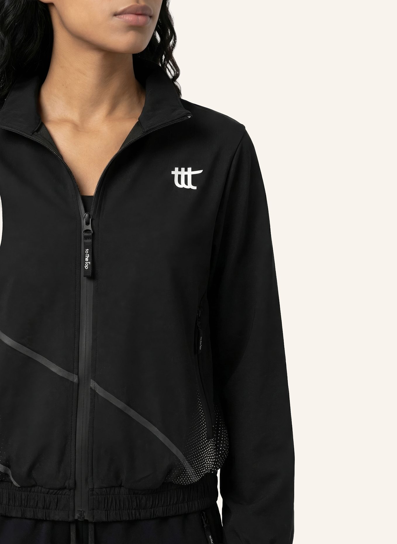 to the top Track Jacket Pace Track Jacket: SCHWARZ