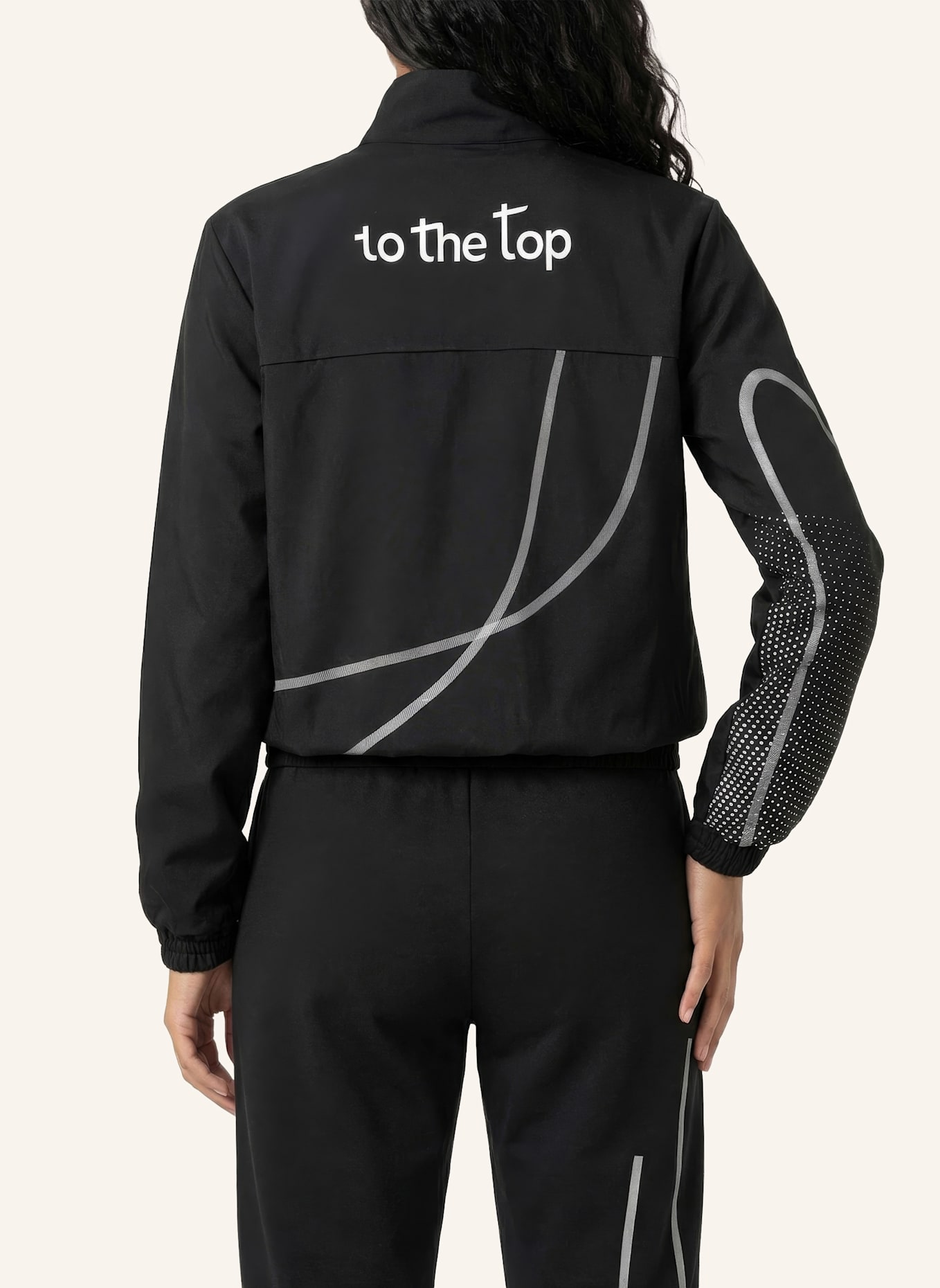 to the top Track Jacket Pace Track Jacket: SCHWARZ