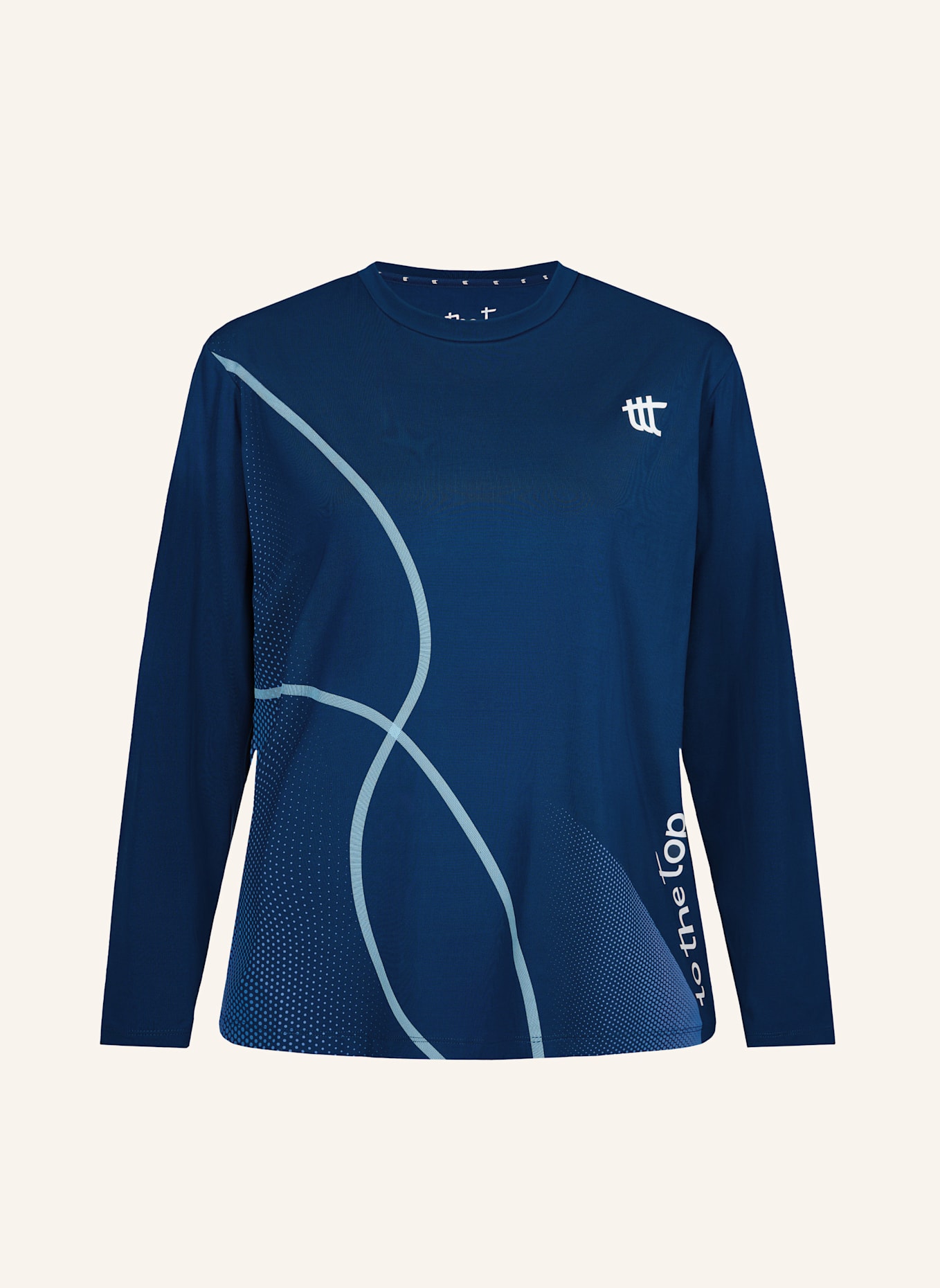 to the top Long Sleeve PACE: BLAU