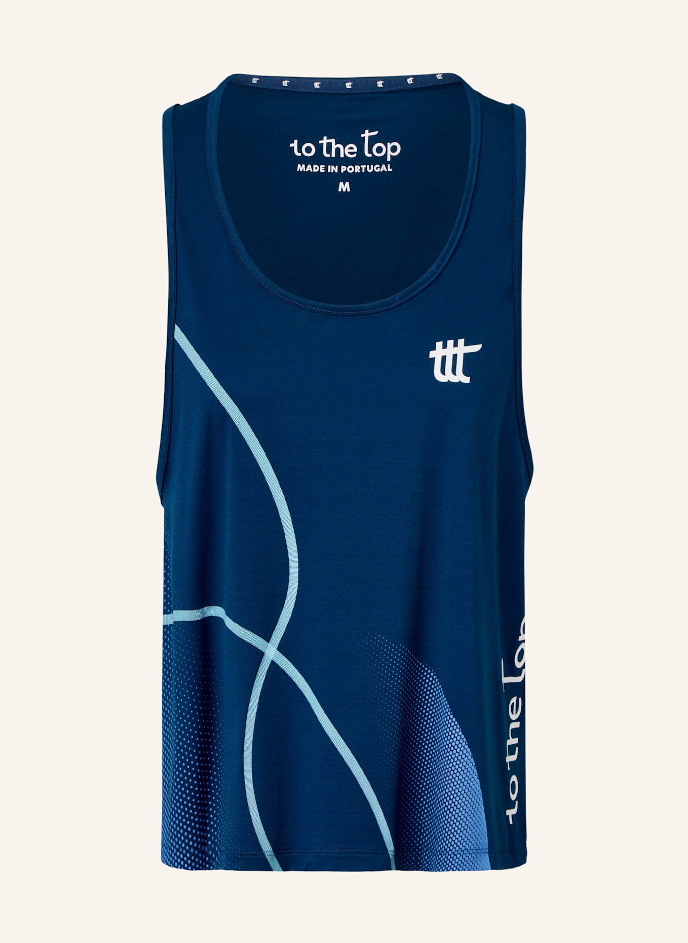 to the top Tank Top PACE: BLAU