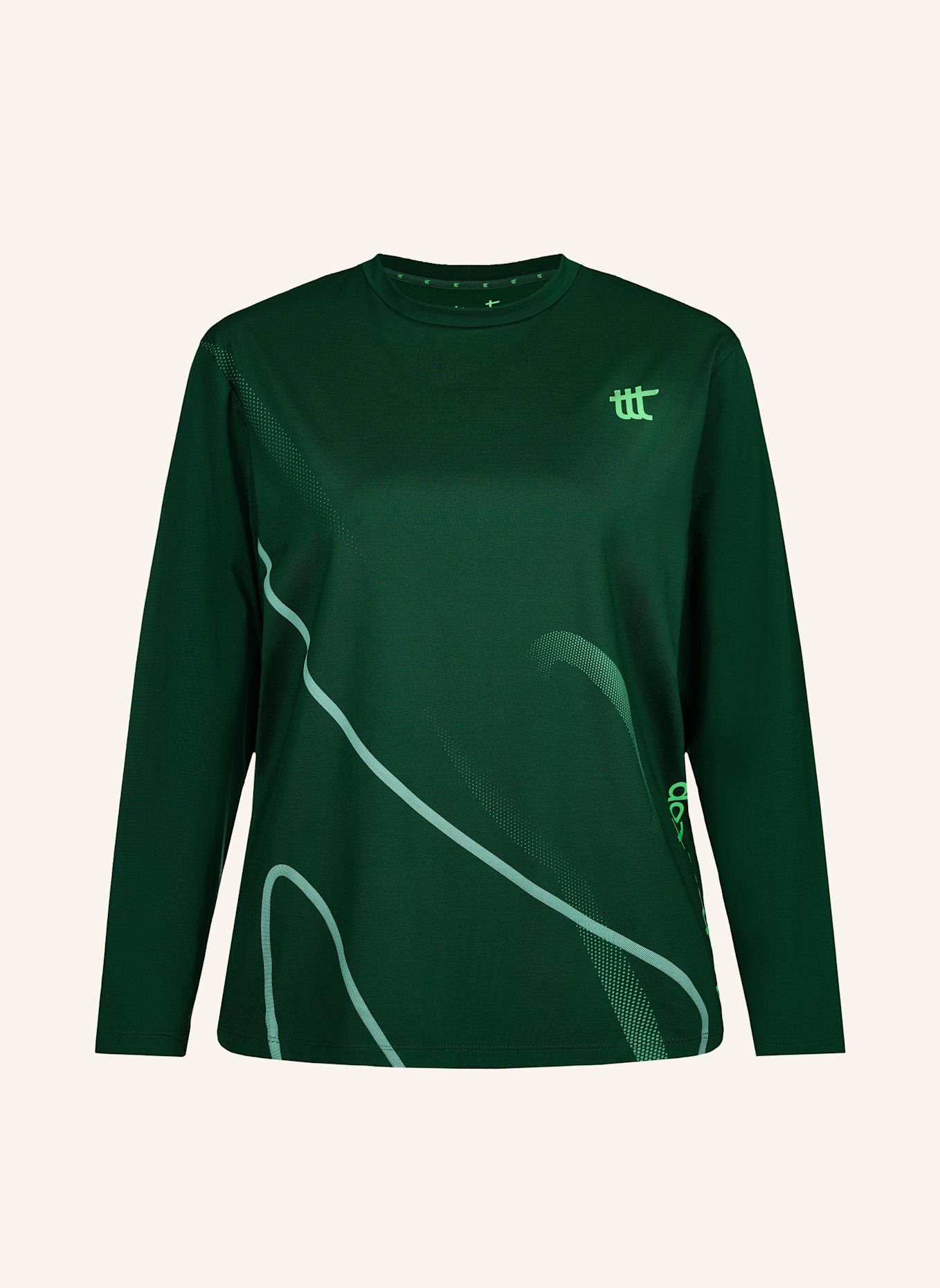 to the top Long Sleeve PACE: GRÜN