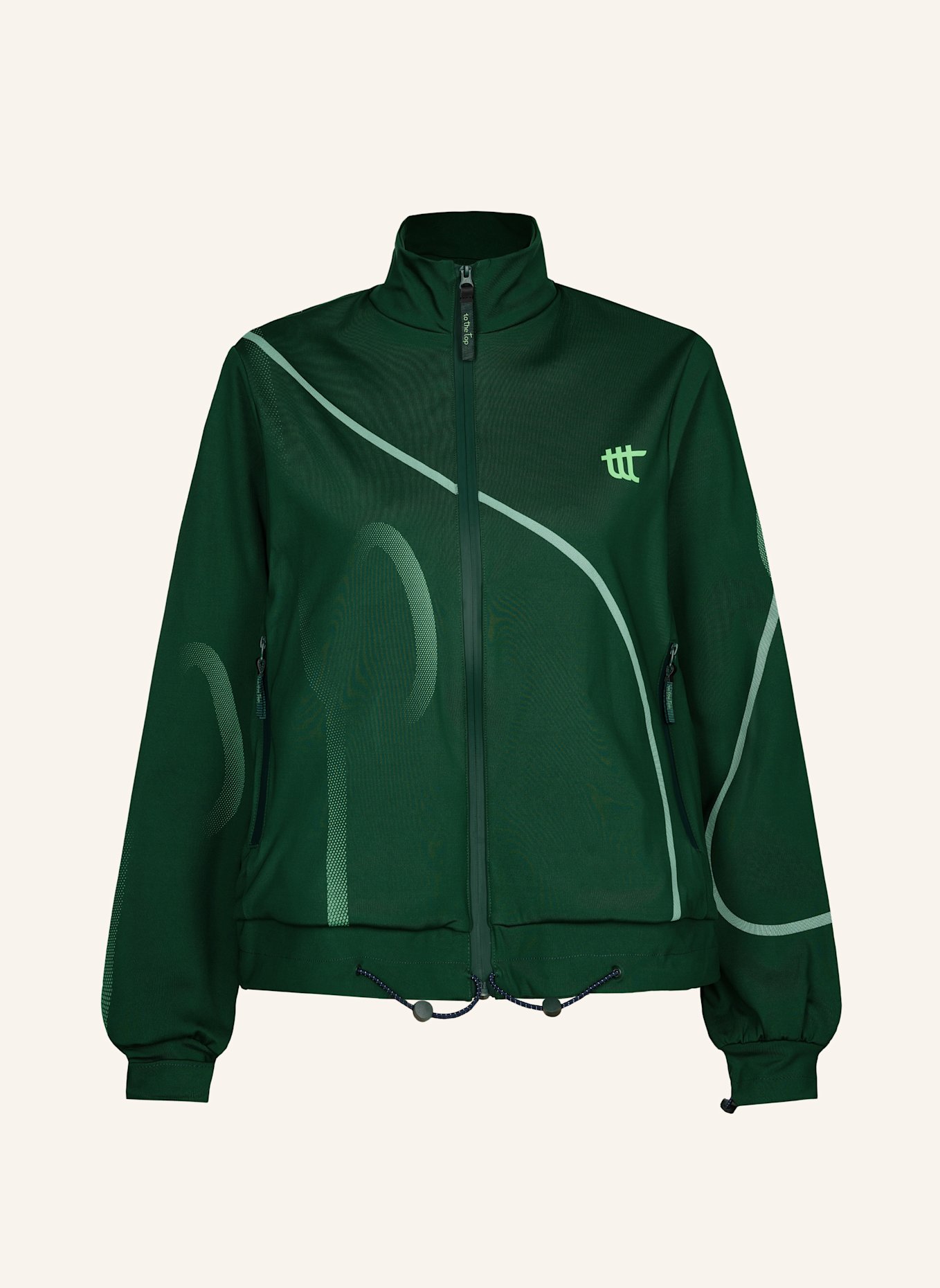 to the top Track Jacket PACE: GRÜN
