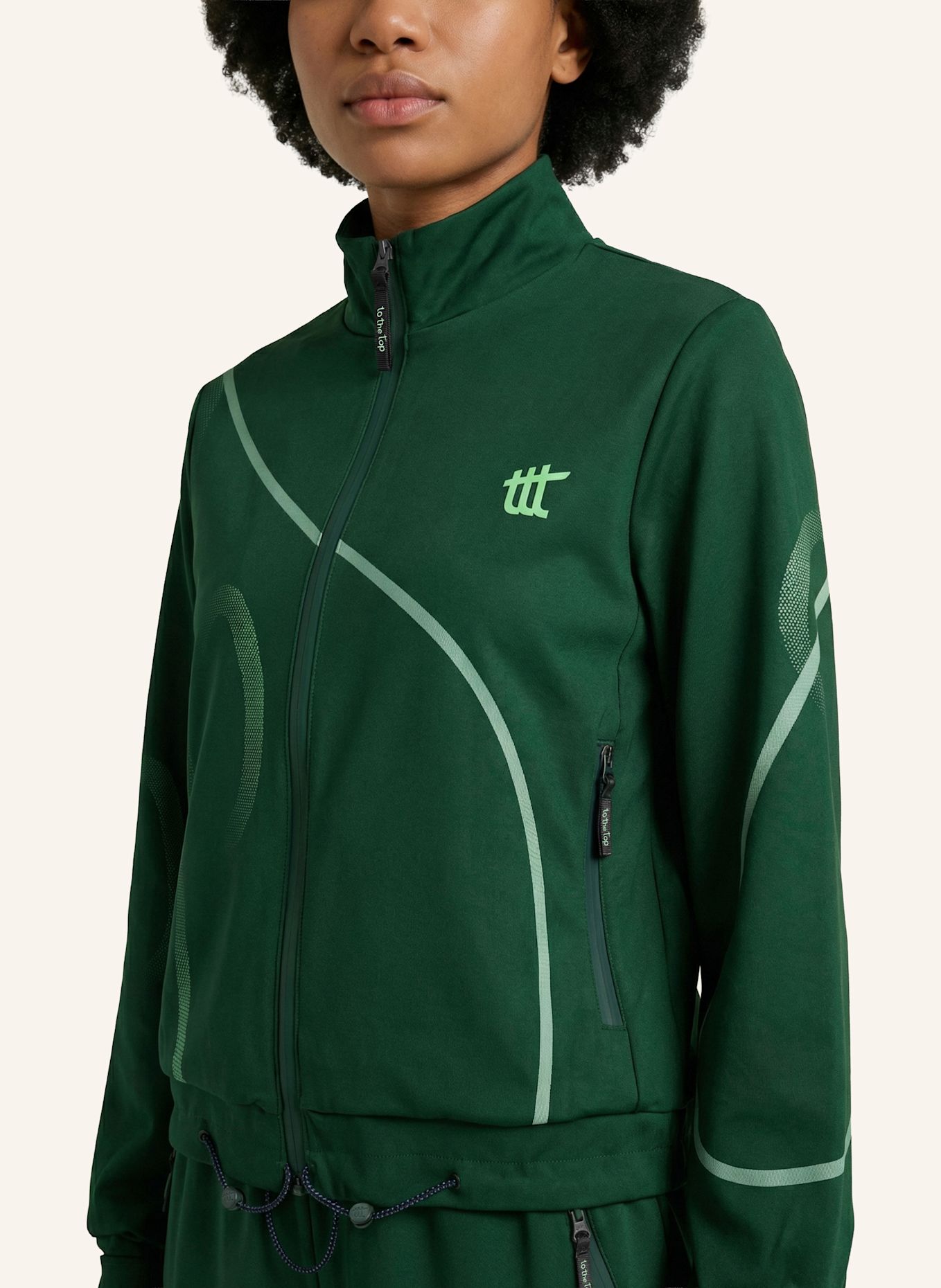 to the top Track Jacket PACE: GRÜN