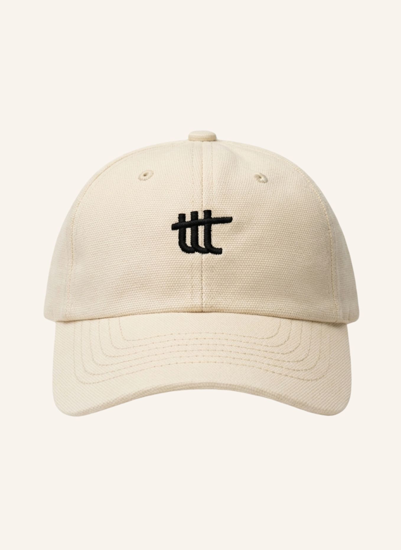 to the top Cap TO THE TOP LOGO: BEIGE