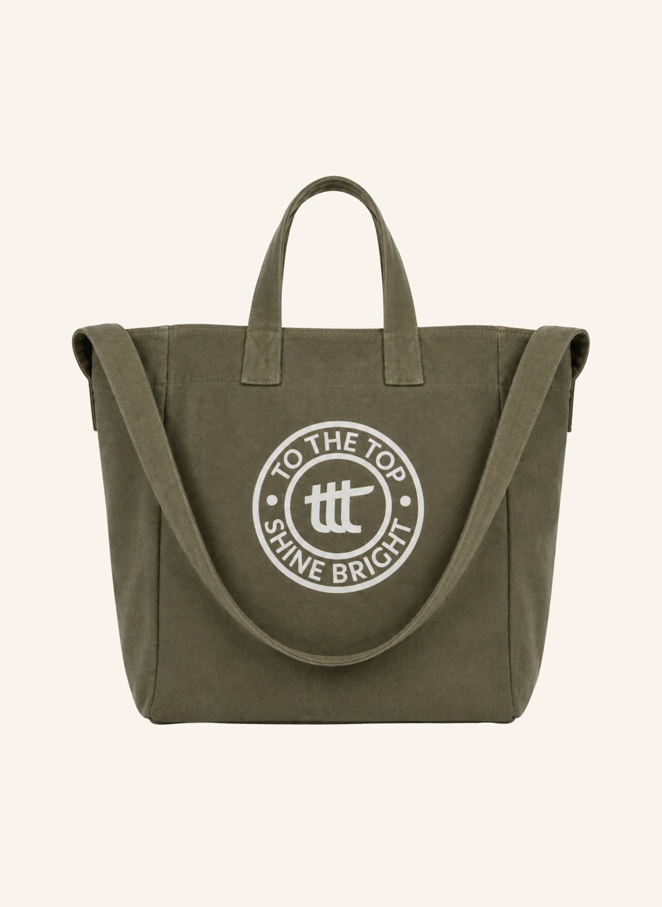 to the top Beach Bag TO THE TOP: KHAKI