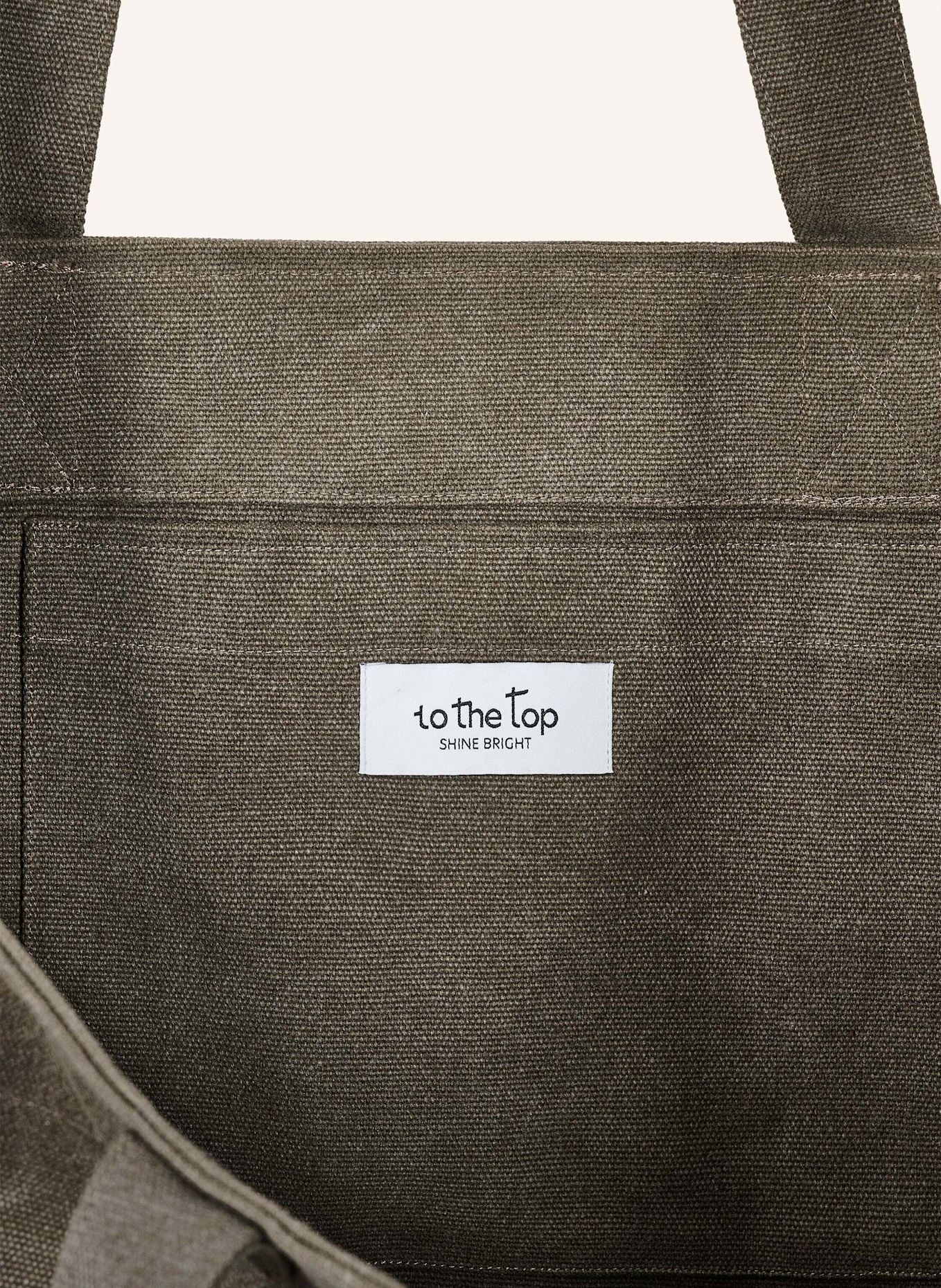 to the top Beach Bag TO THE TOP: KHAKI