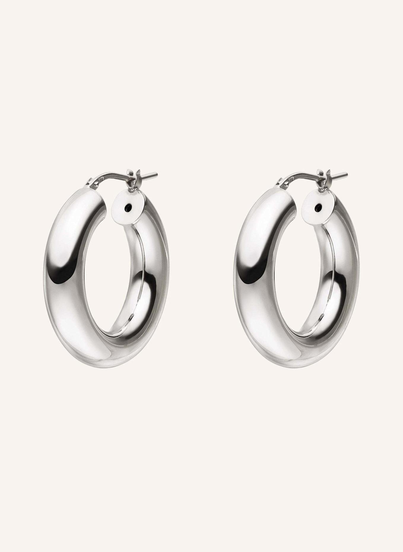 PURELEI Creolen GLOSSY BOLD: SILBER