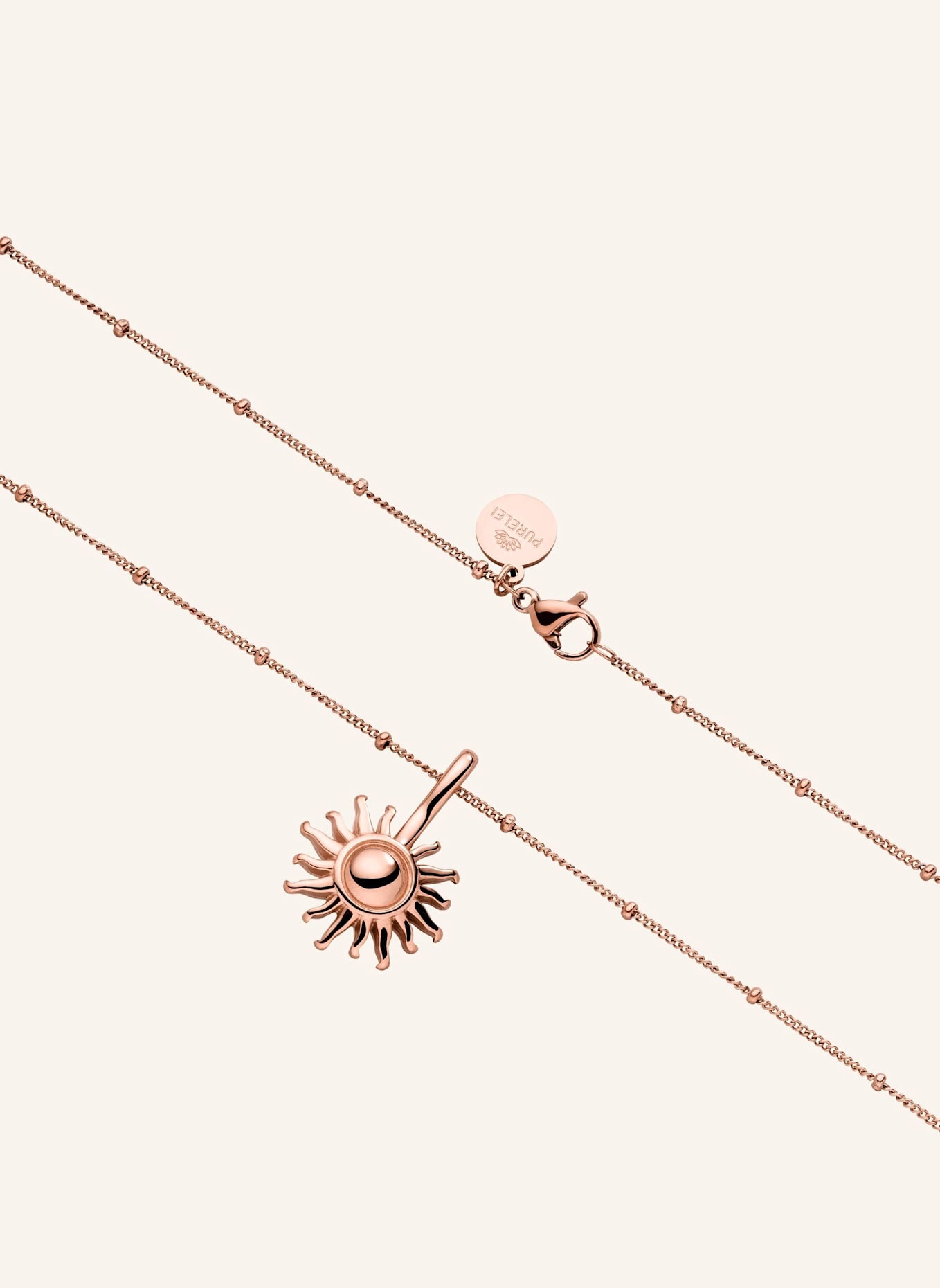 PURELEI Halskette SUN: ROSÉGOLD