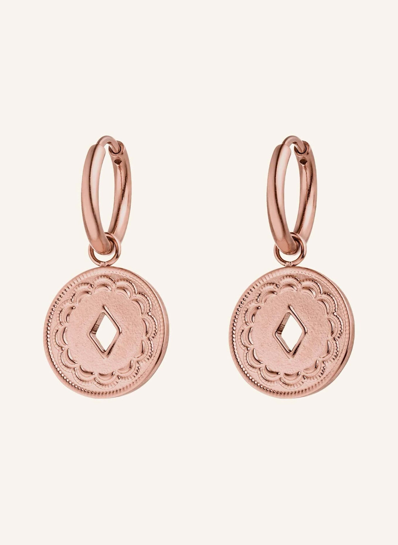 PURELEI Ohrhänger LOLANI: ROSÉGOLD